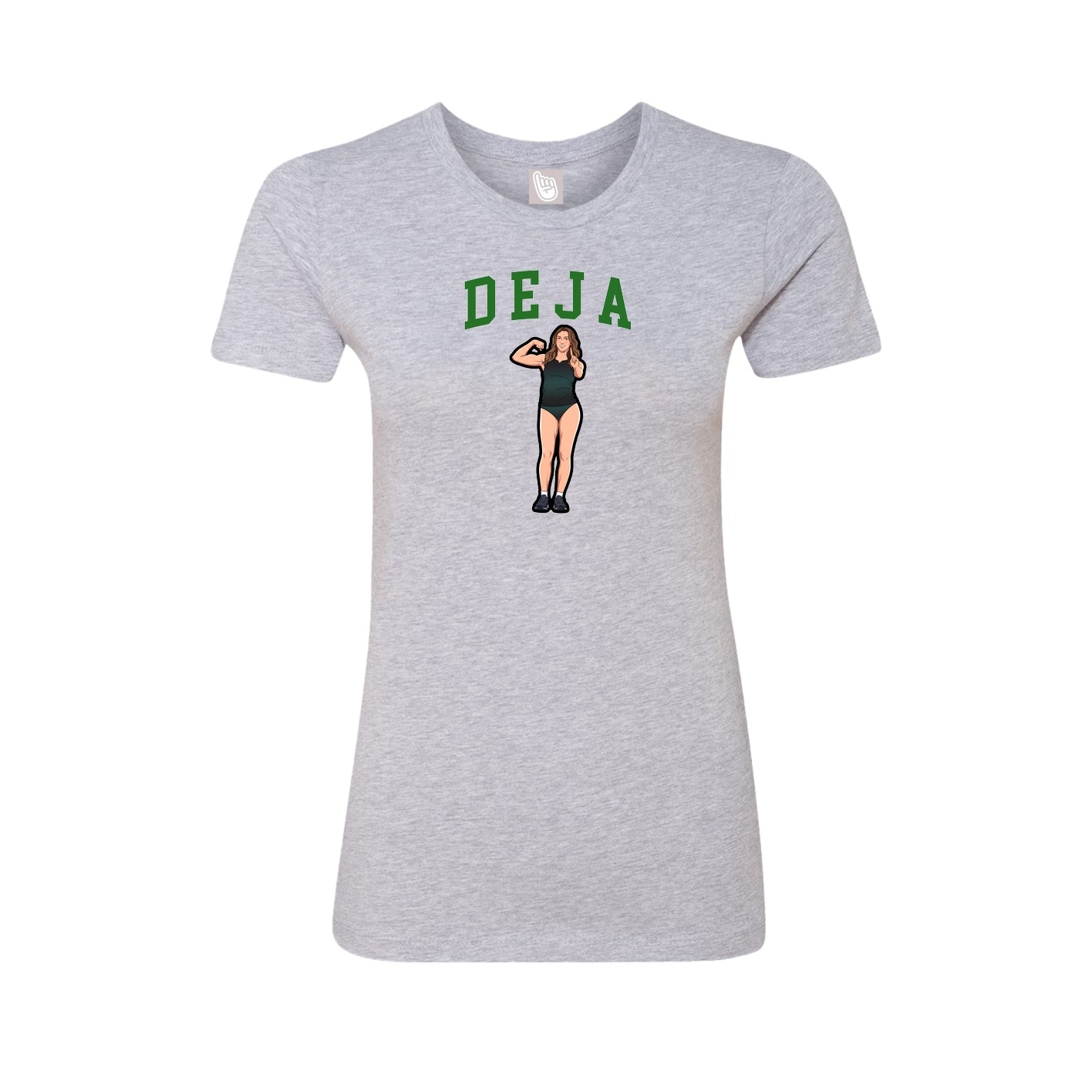 Fitted Women's Tee — Shirsey in Grey