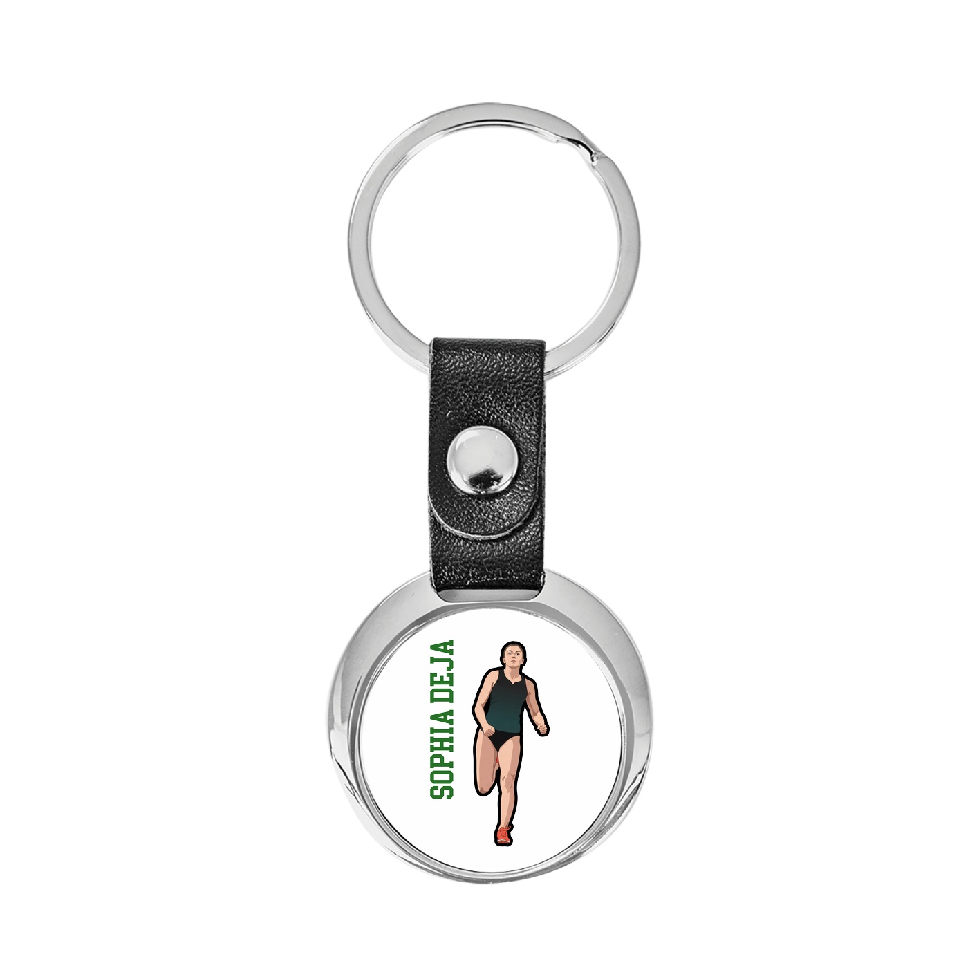 Key Chain — Name Vertical in Classic