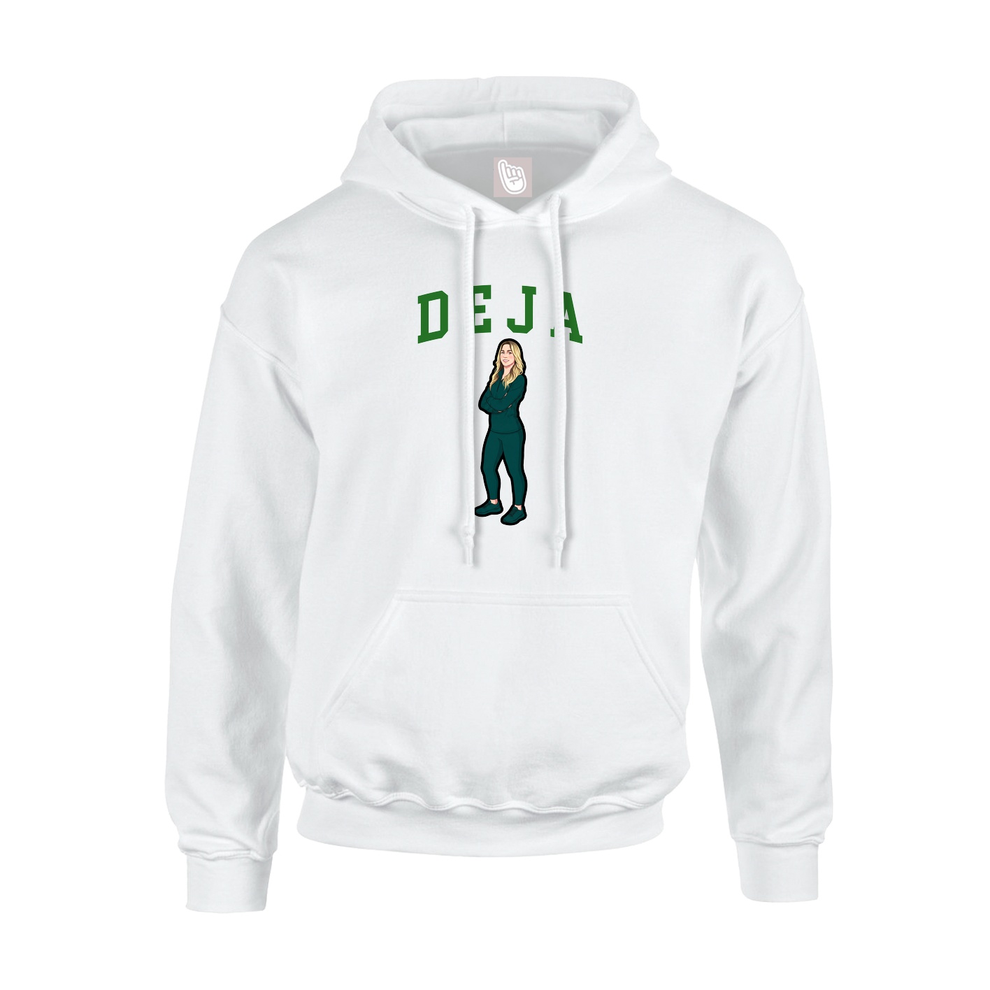 Hoodie — Shirsey in White