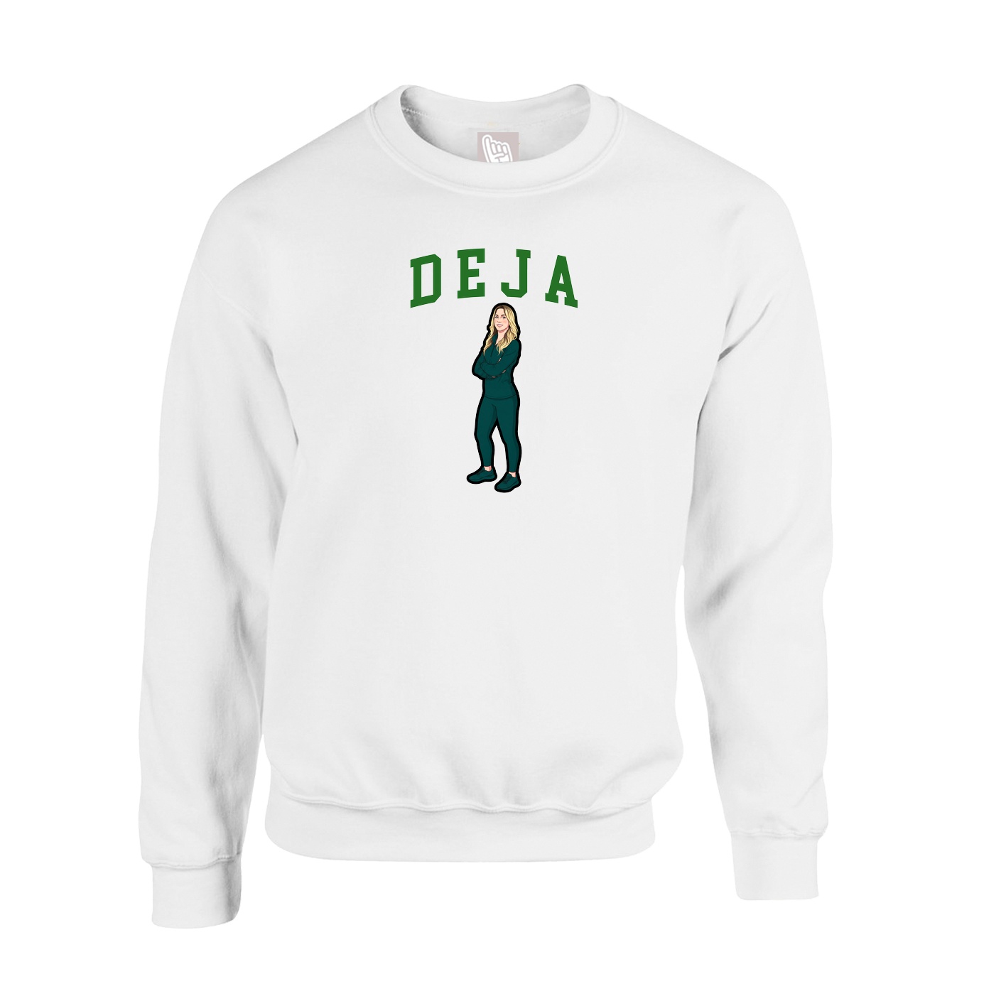 Fleece Crew — Shirsey in White