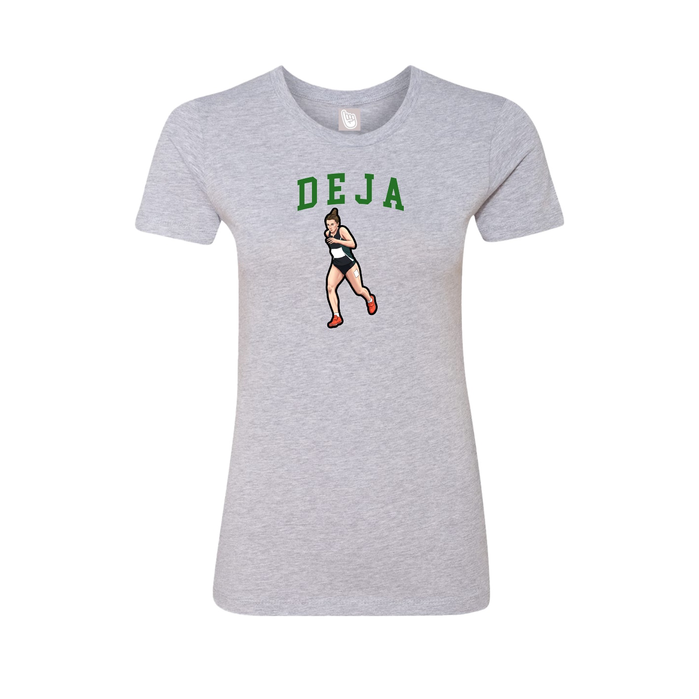 Fitted Women's Tee — Shirsey in Grey