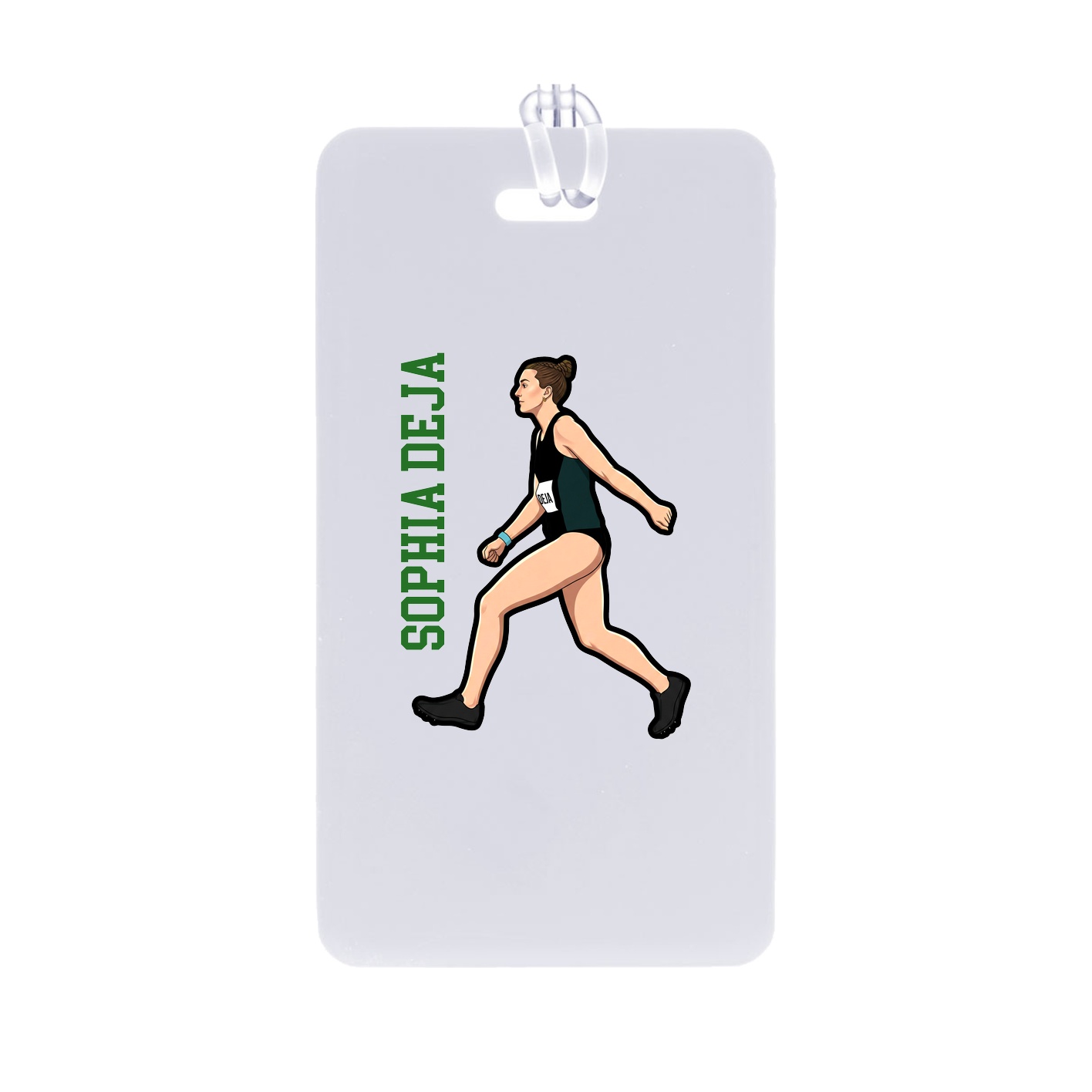 Bag Tag — Name Vertical in Classic