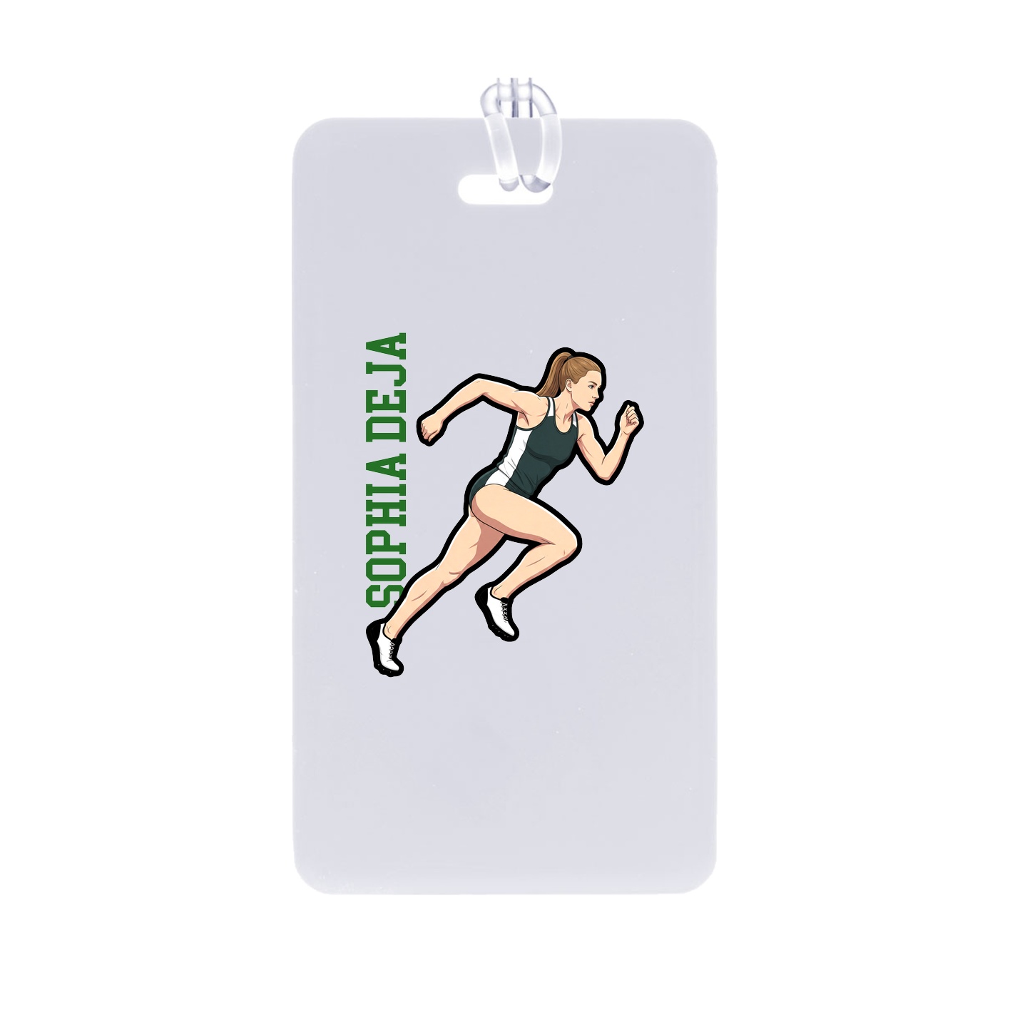 Bag Tag — Name Vertical in Classic