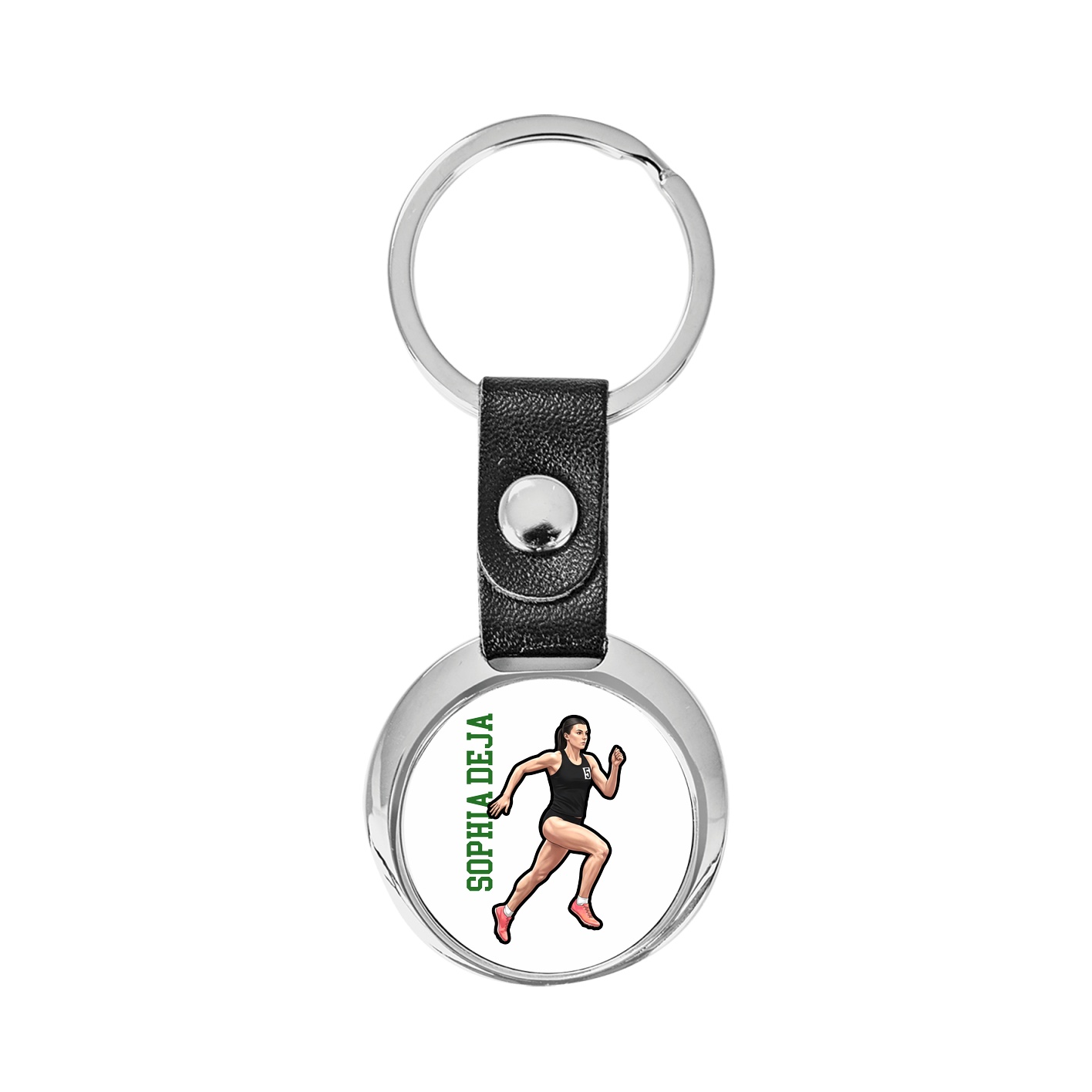 Key Chain — Name Vertical in Classic