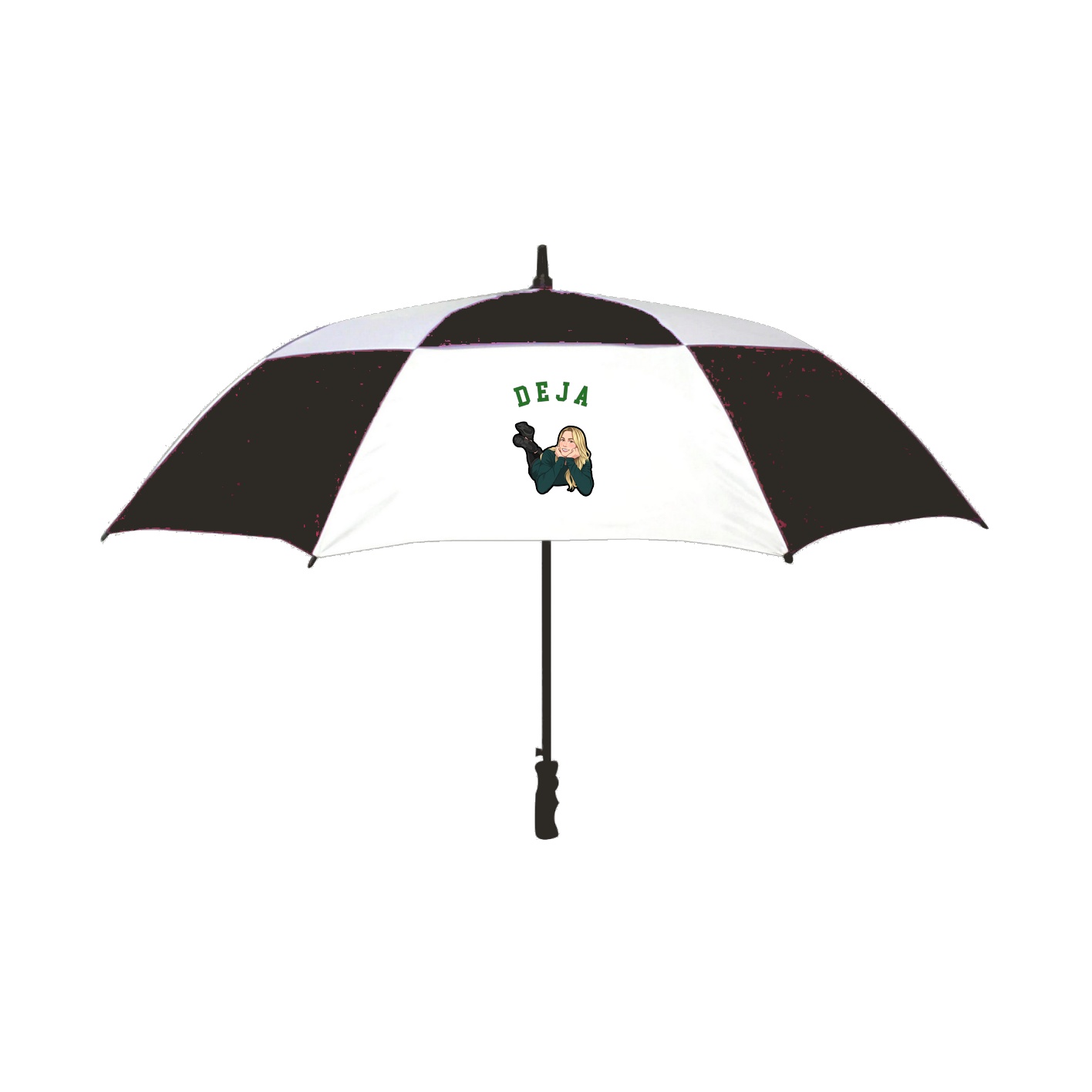 Golf Umbrella — Shirsey Arch in Black