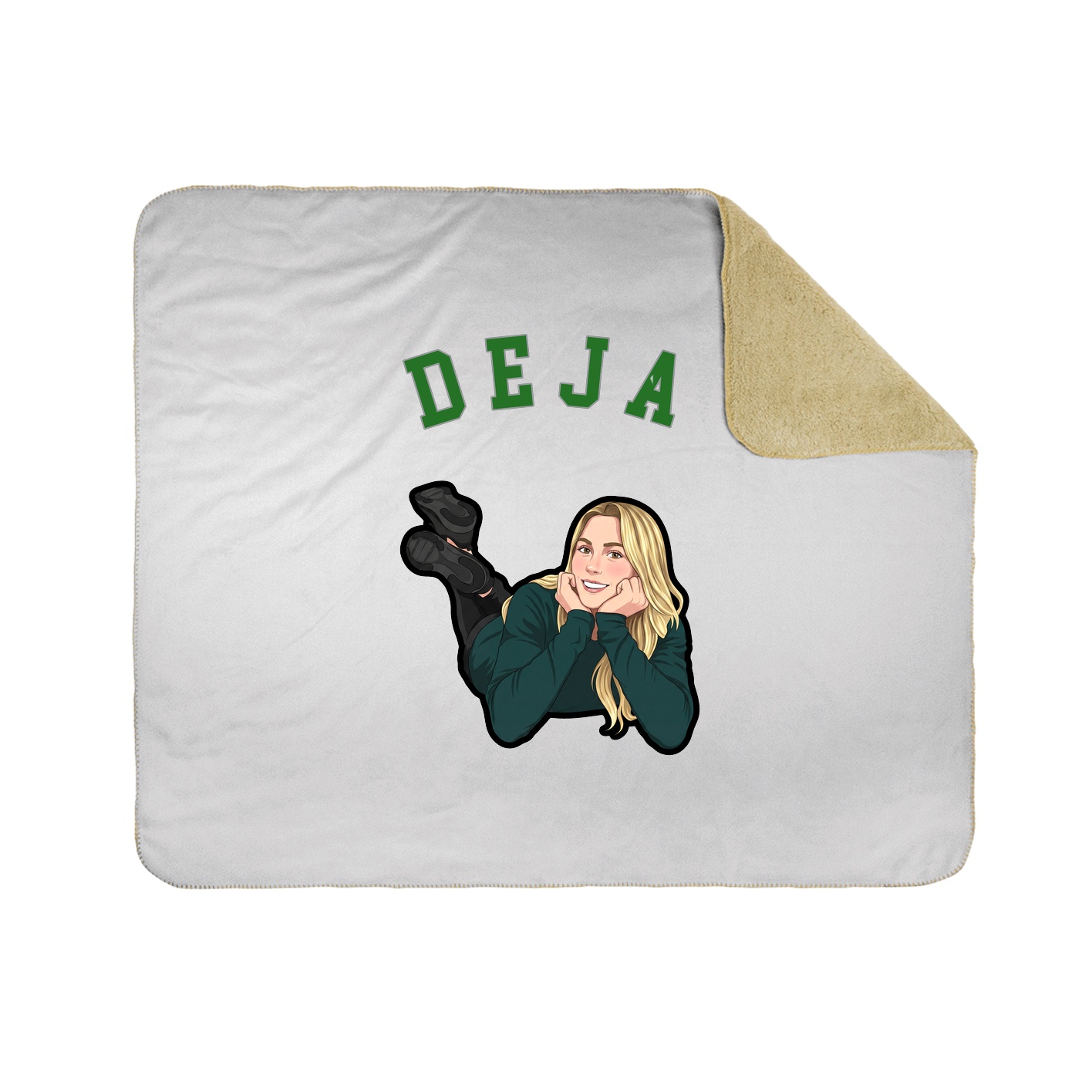 Throw Blanket — Shirsey Arch in White