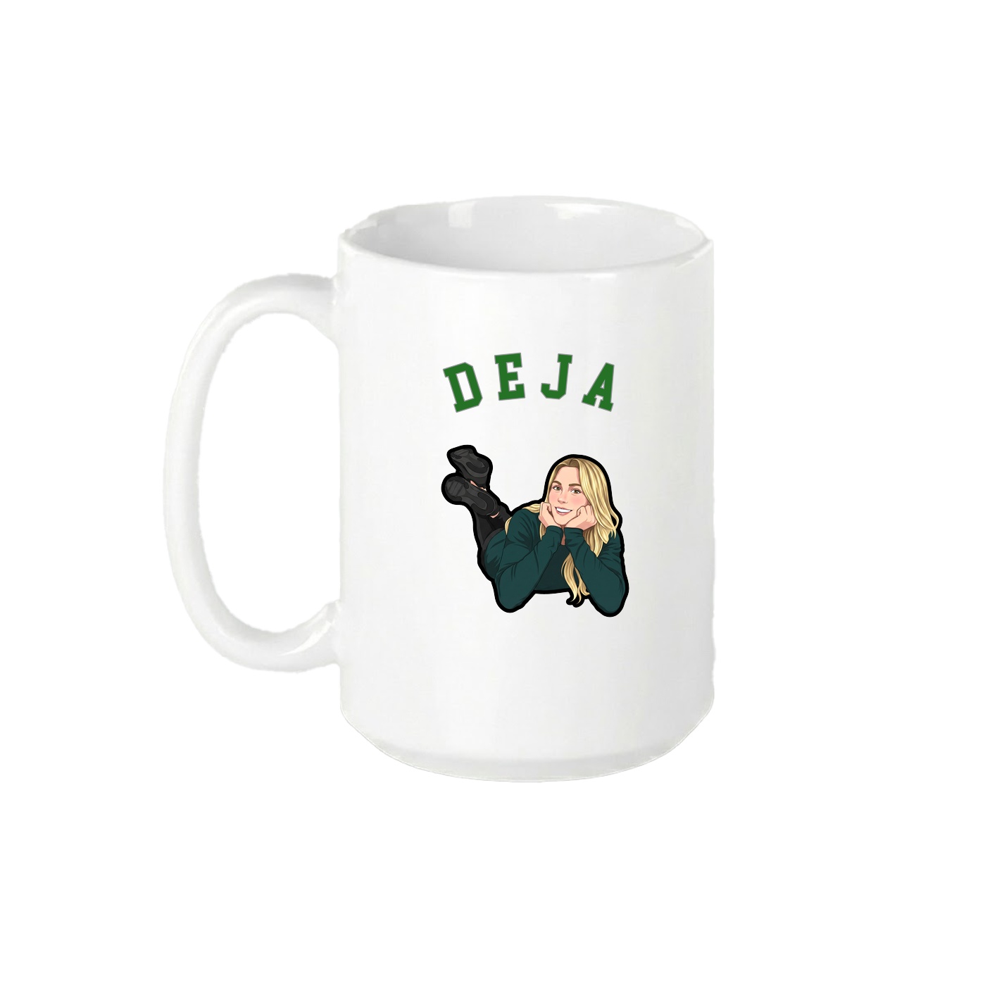 15oz Coffee Mug — Shirsey Arch in White