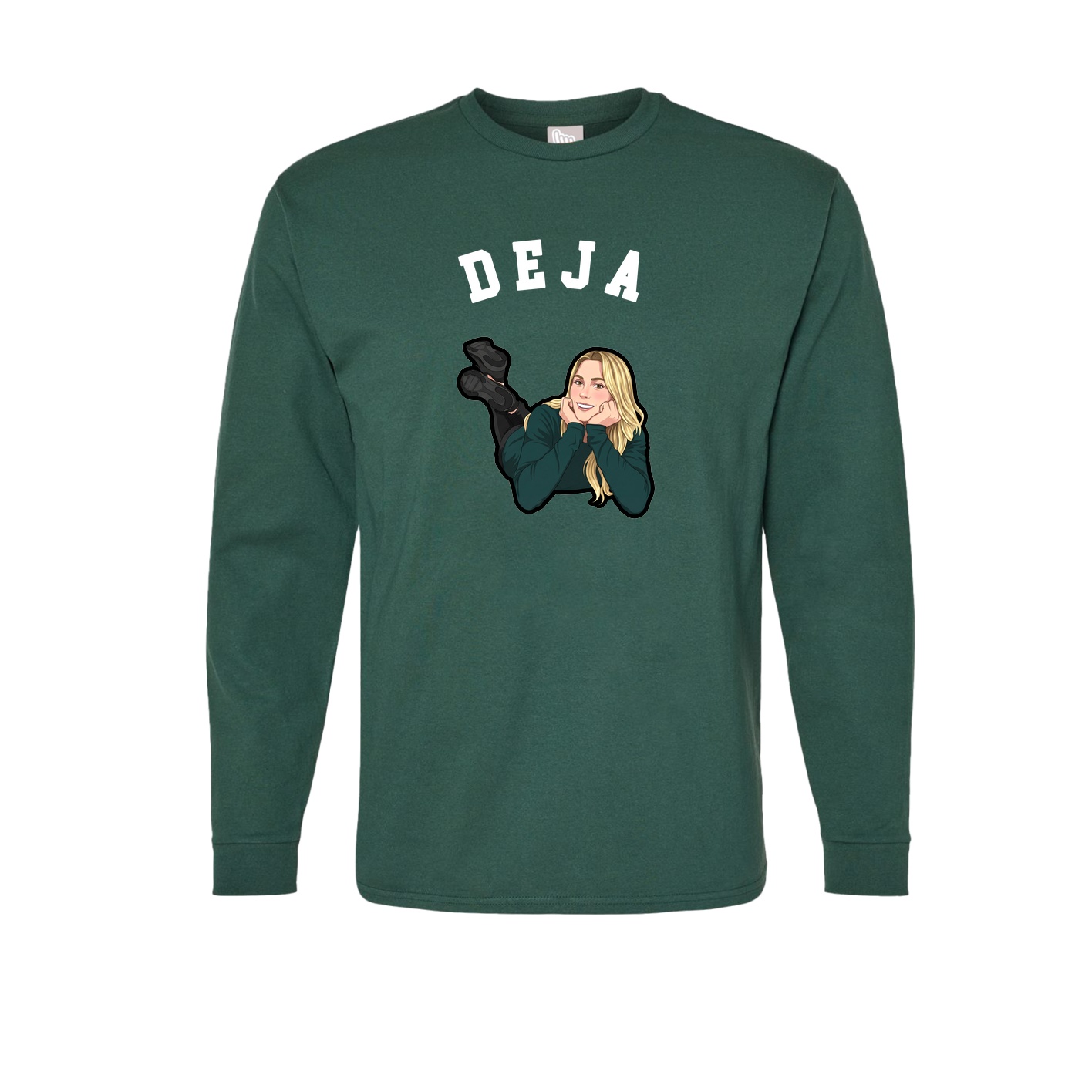 Long Sleeve Tee — Shirsey Arch in Green