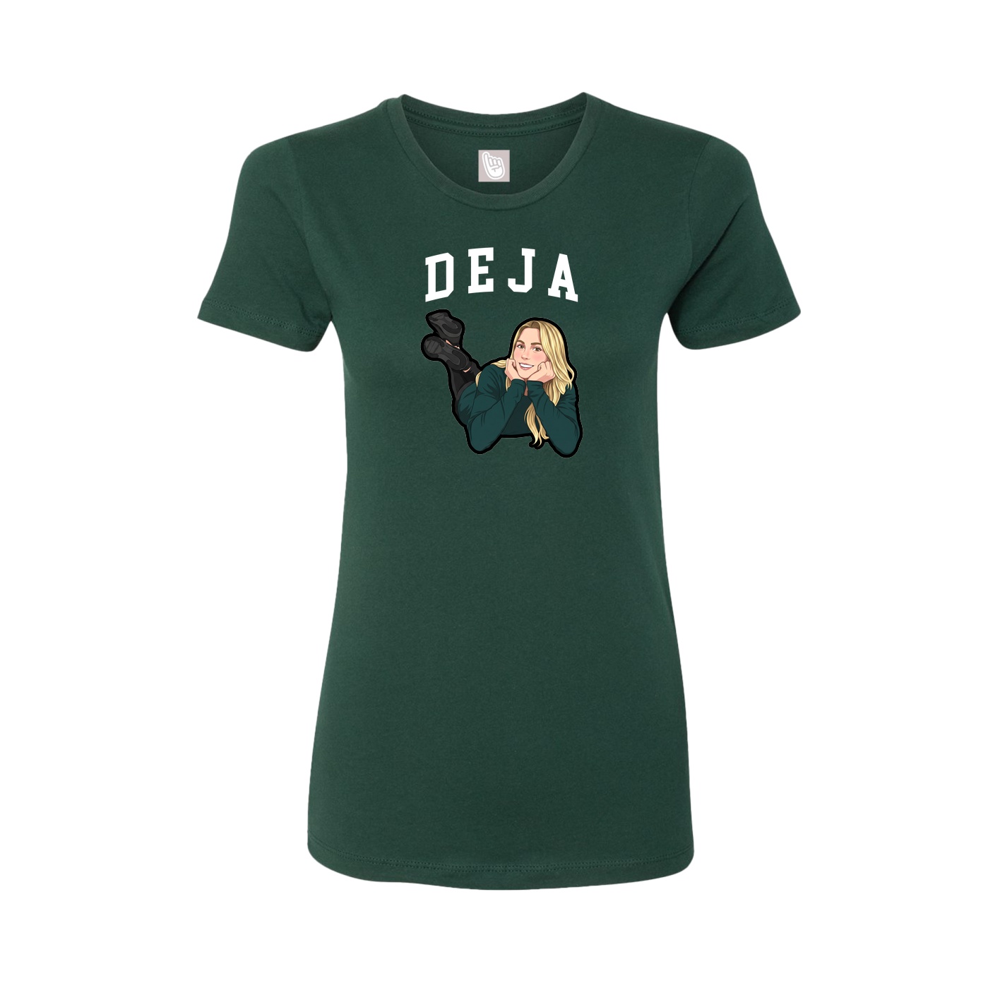 Fitted Women's Tee — Shirsey in Green