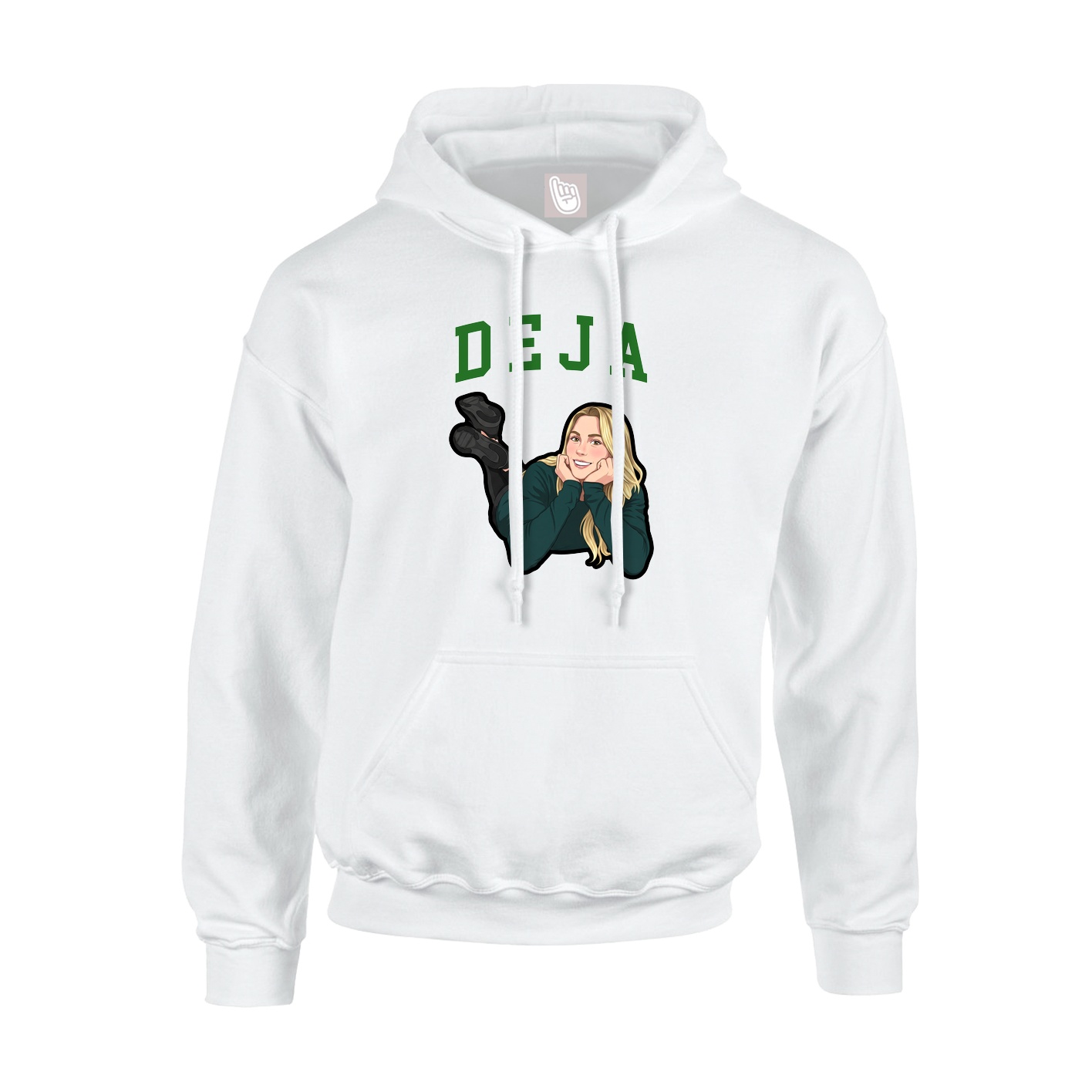 Hoodie — Shirsey in White