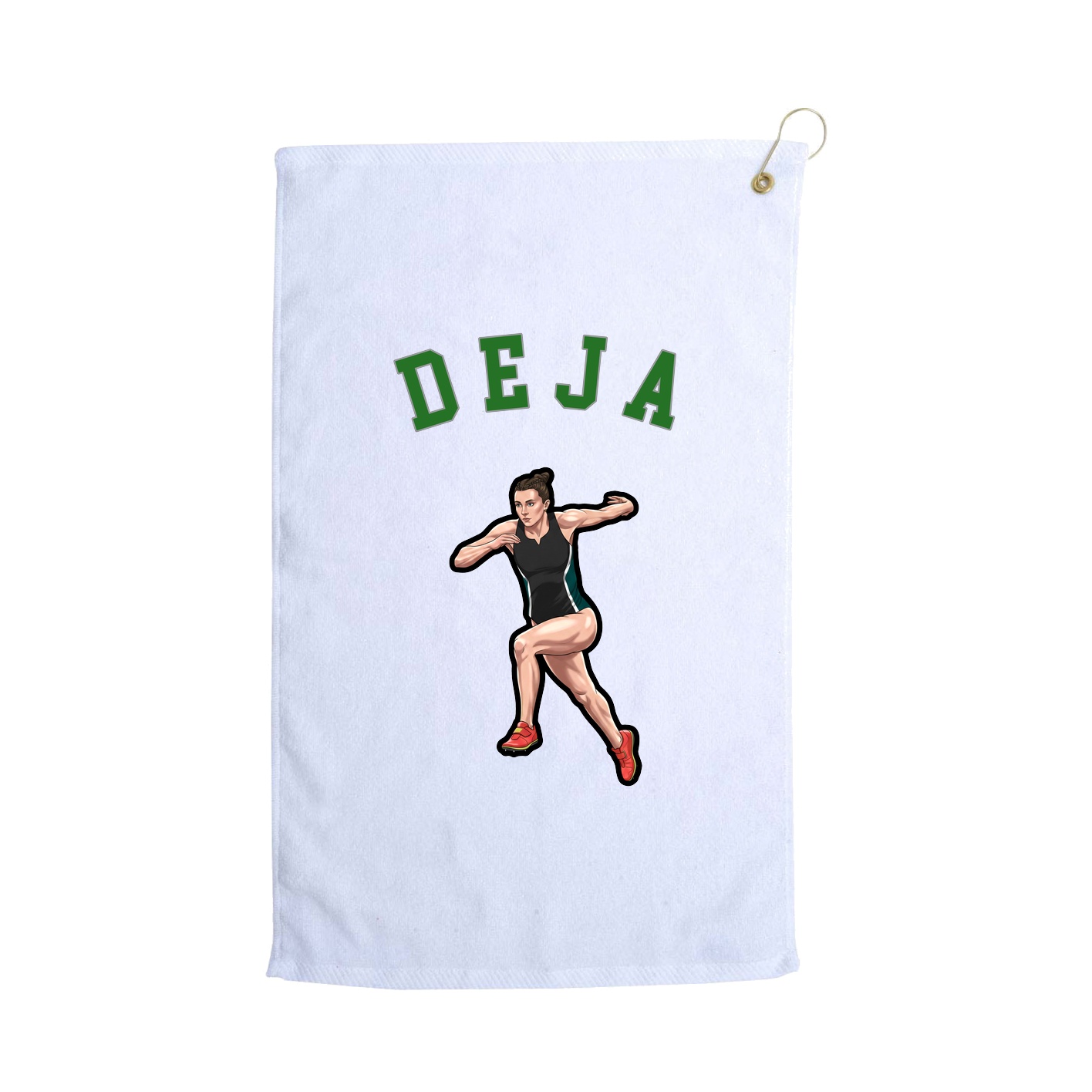 Golf Towel — Shirsey Arch in White