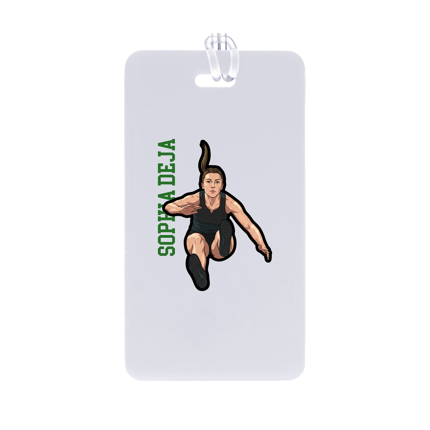 Bag Tag — Name Vertical in Classic