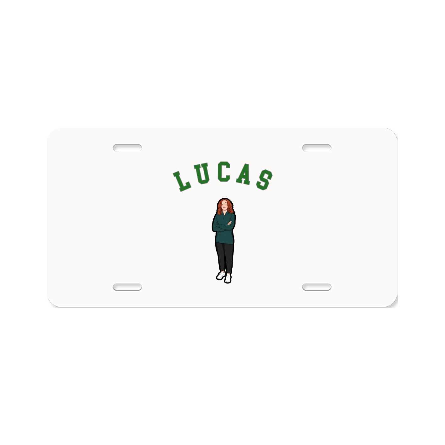 Aluminum License Plate