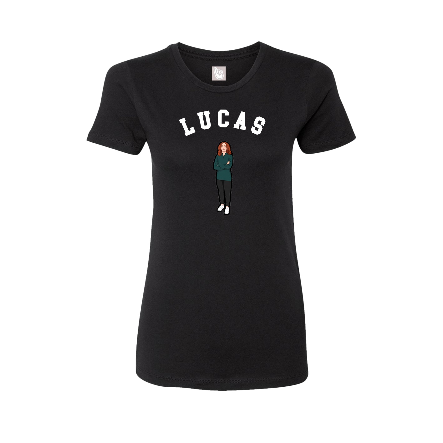 Womens Tee — Shirsey Arch in Black