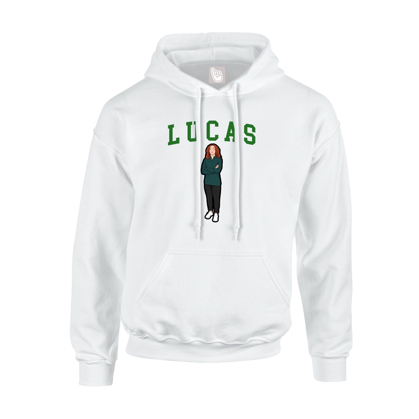 Youth Hoodie — Shirsey in White