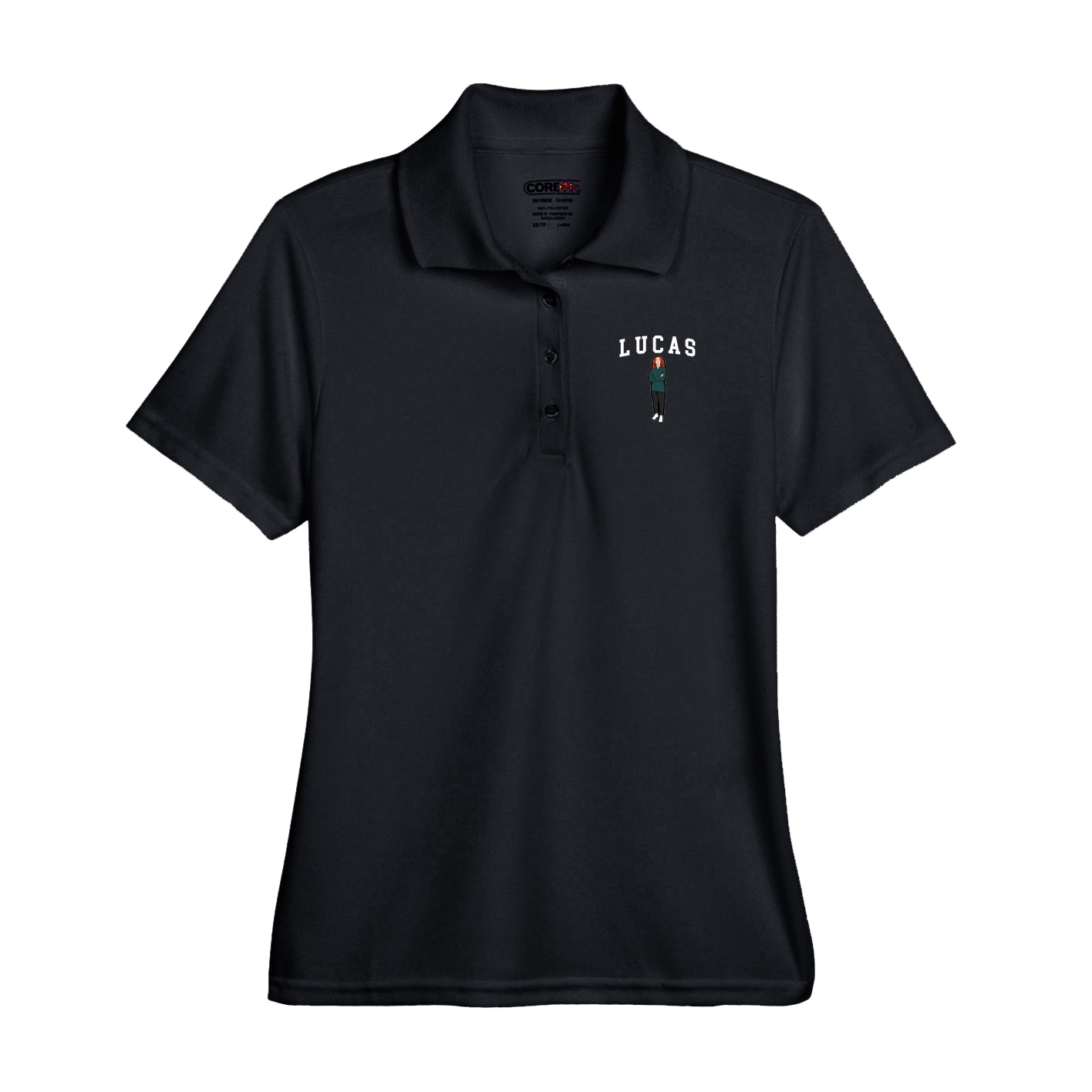 Performance Polo — Shirsey in Black