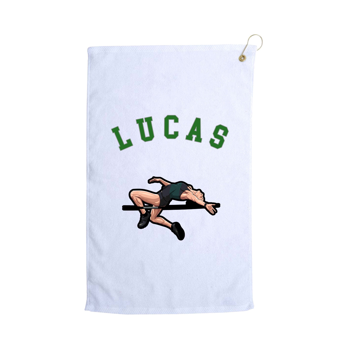 Golf Towel — Shirsey Arch in White