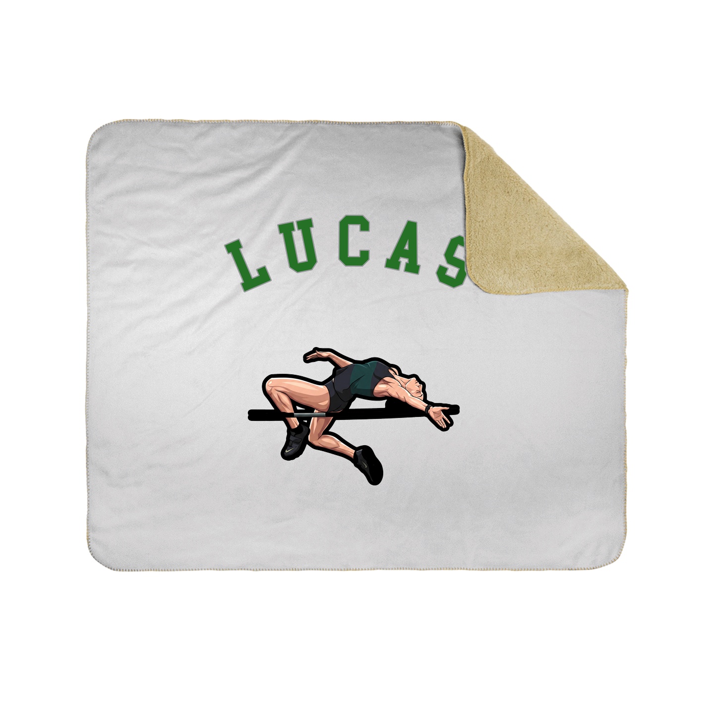 50x60 Sherpa Lined Throw Blanket