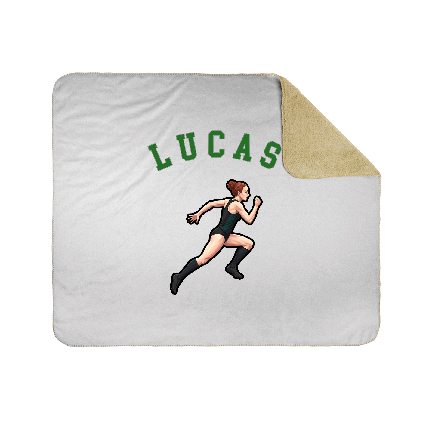 50x60 Sherpa Lined Throw Blanket