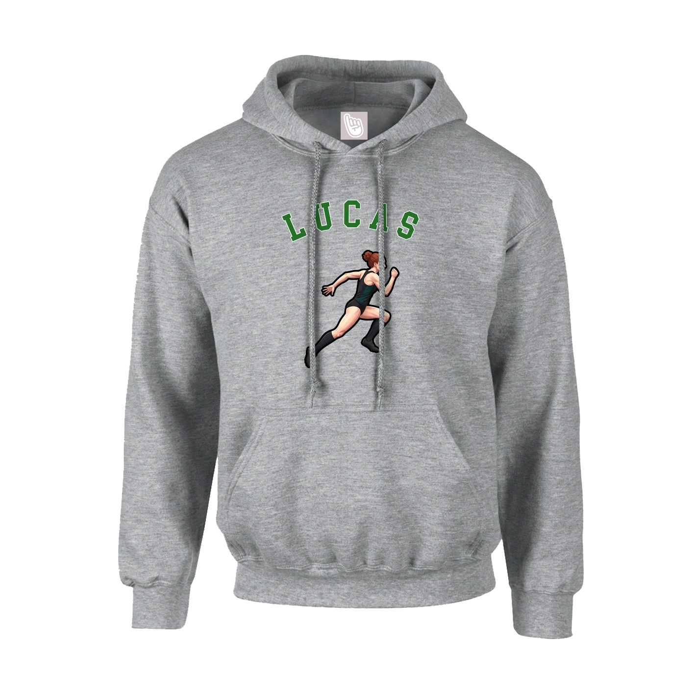 Youth Hoodie — Shirsey Arch in Grey