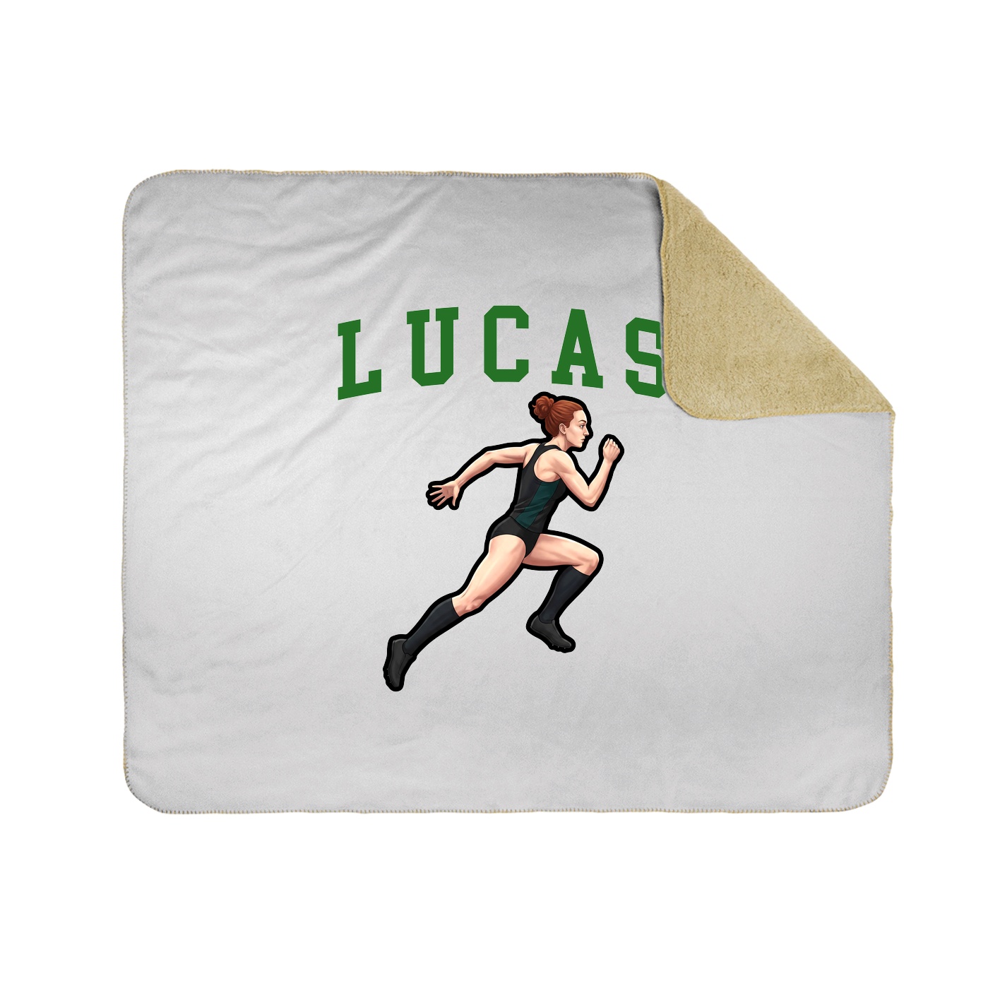 50x60 Sherpa Lined Throw Blanket