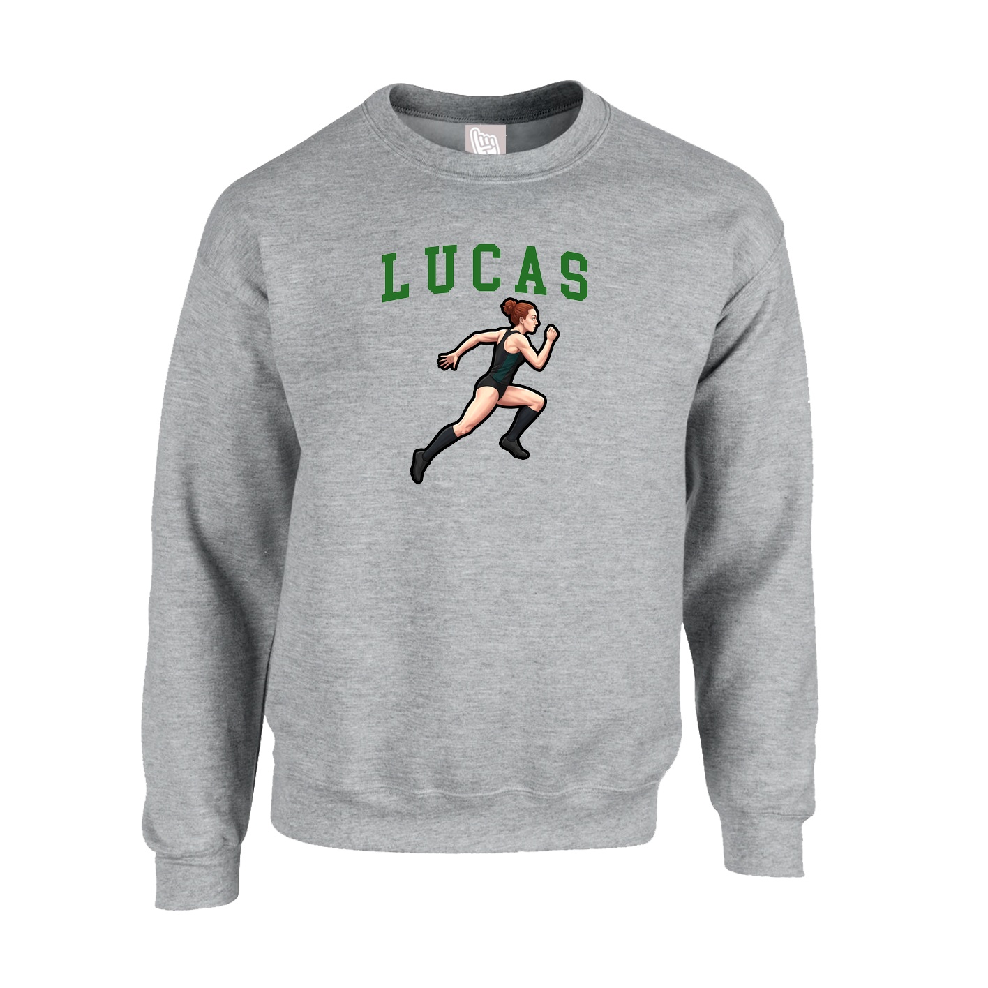 Fleece Crew — Shirsey in Grey