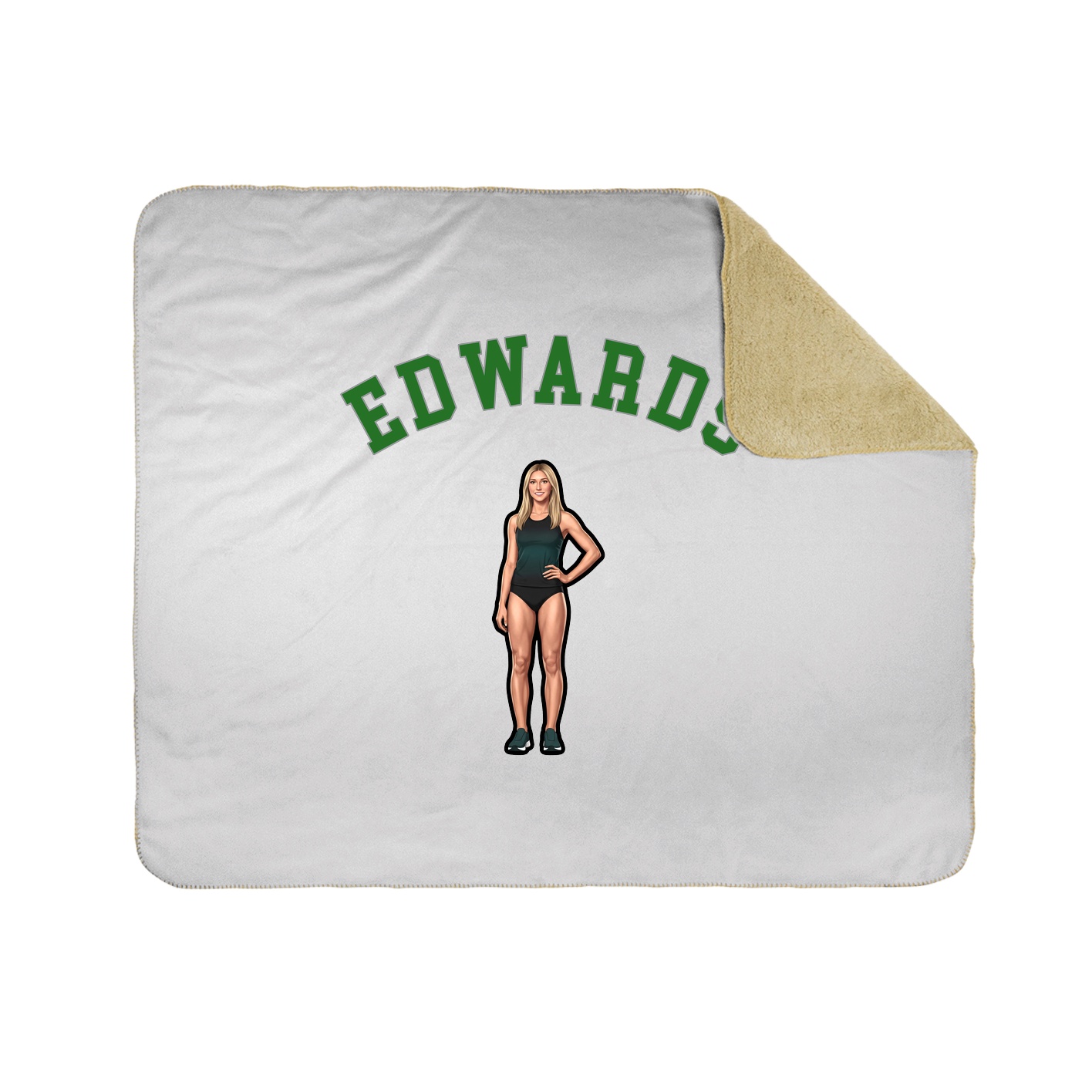 50x60 Sherpa Lined Throw Blanket