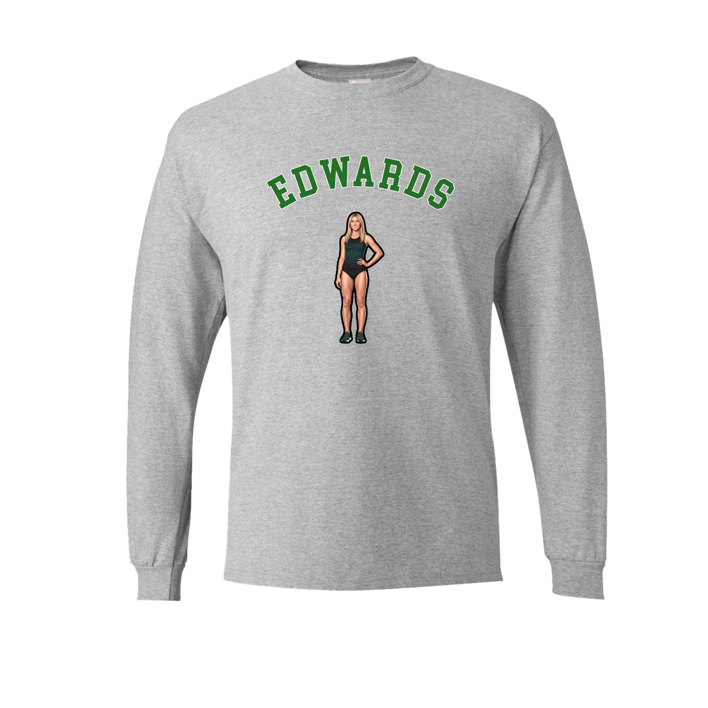 Long Sleeve Tee — Shirsey Arch in Grey