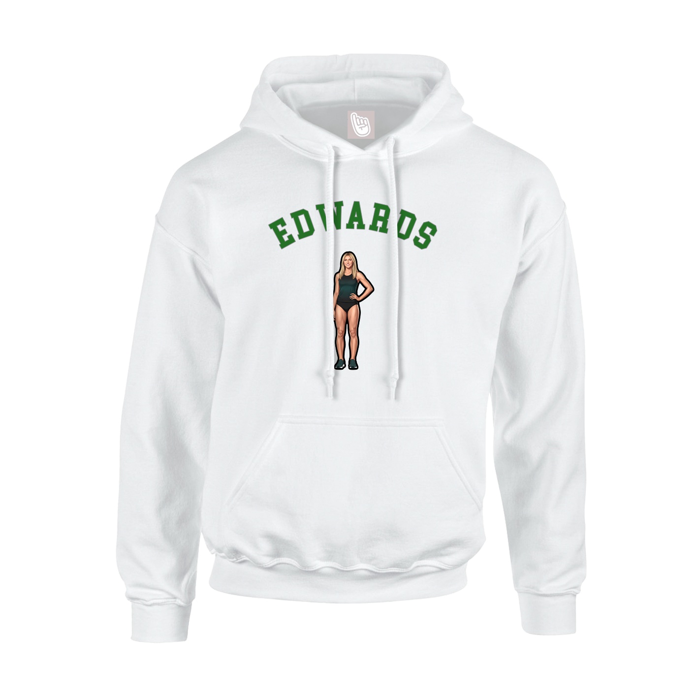 Youth Hoodie — Shirsey Arch in White