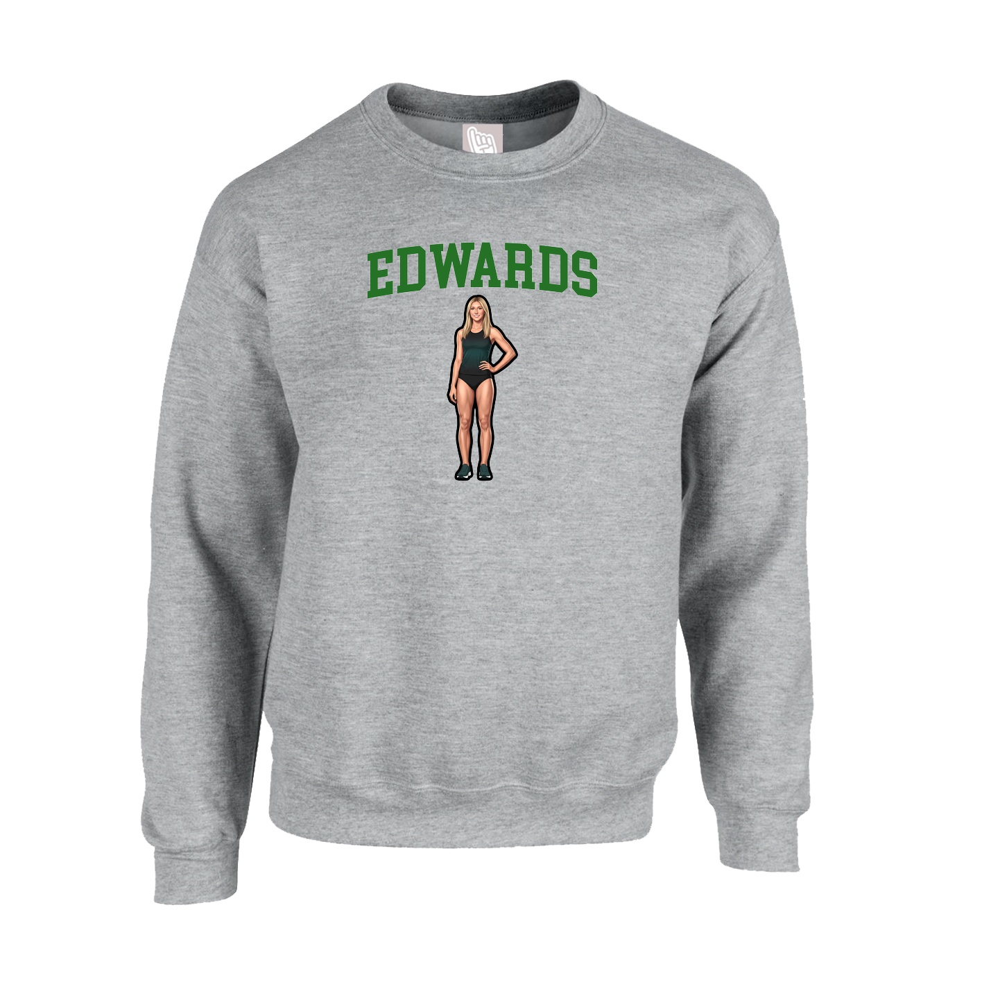 Fleece Crew — Shirsey in Grey