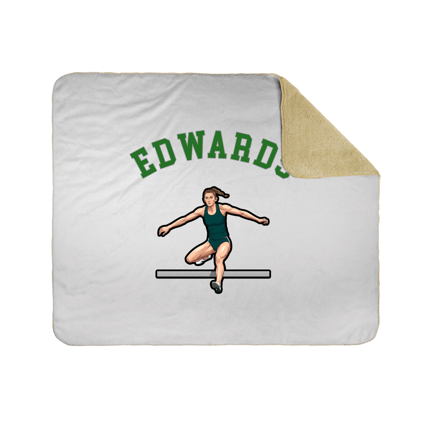 50x60 Sherpa Lined Throw Blanket