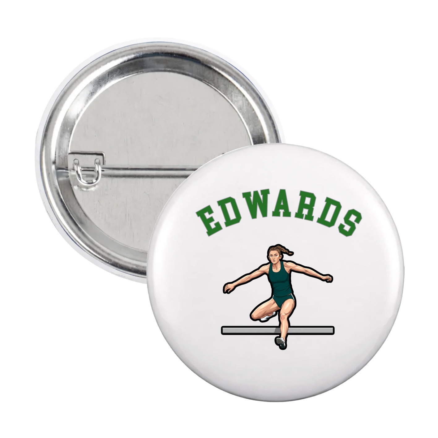 Game Day Button — Shirsey Arch in White