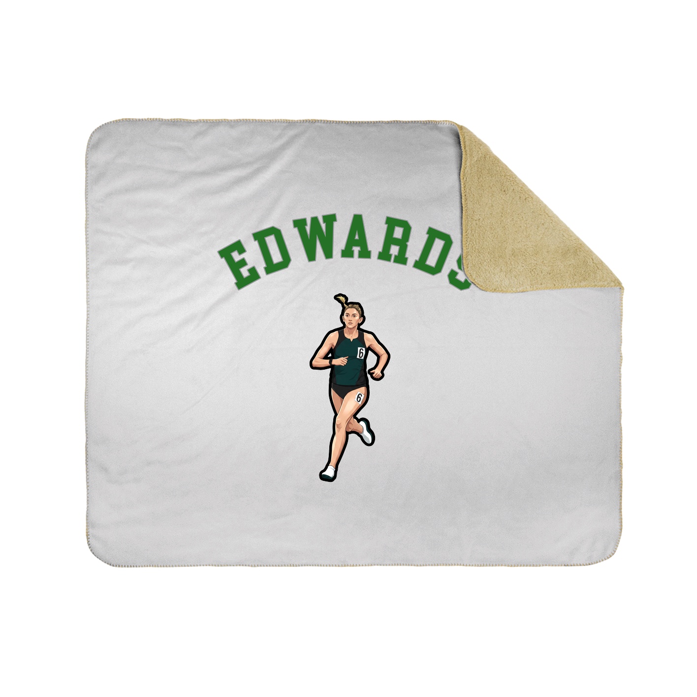 50x60 Sherpa Lined Throw Blanket