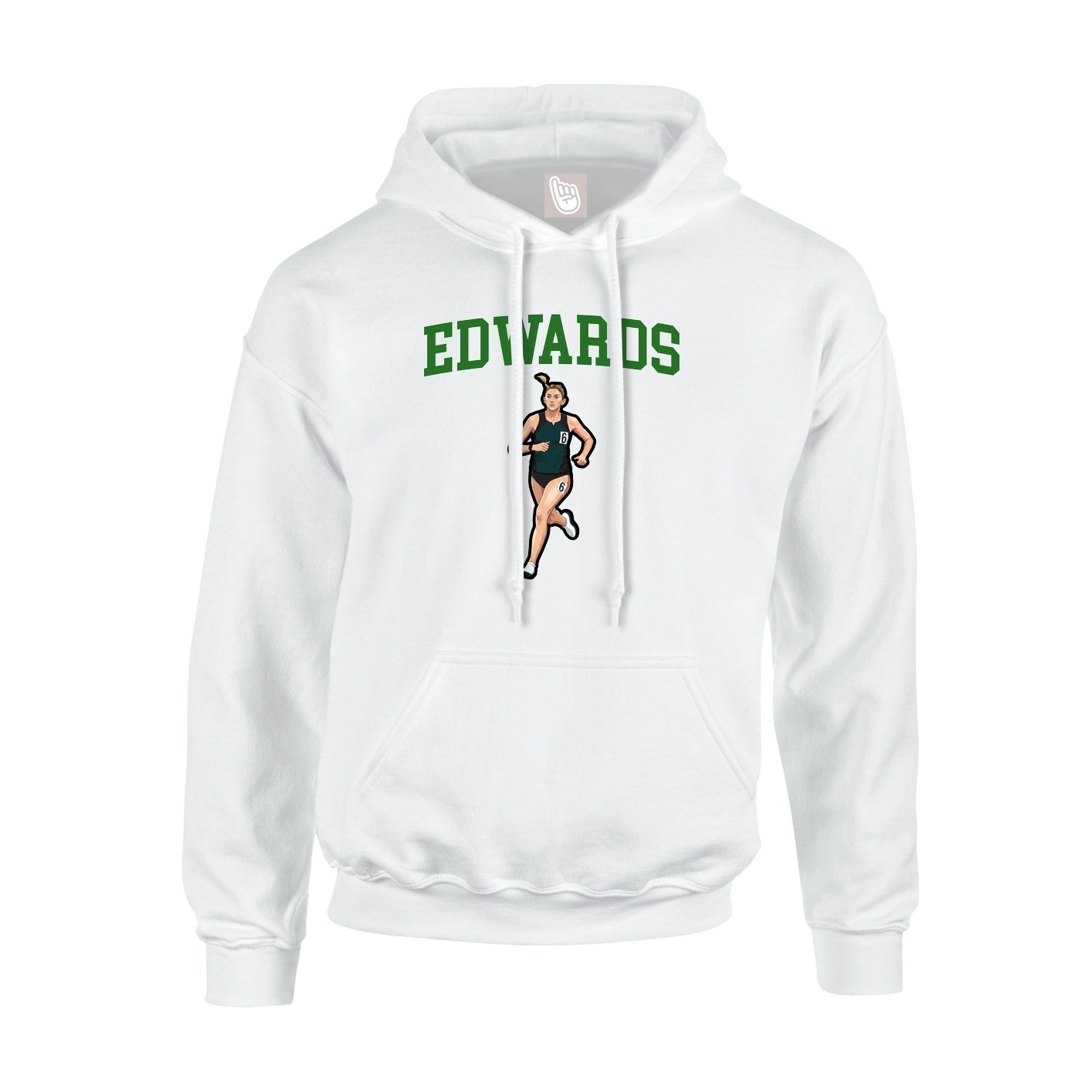 Hoodie — Shirsey in White
