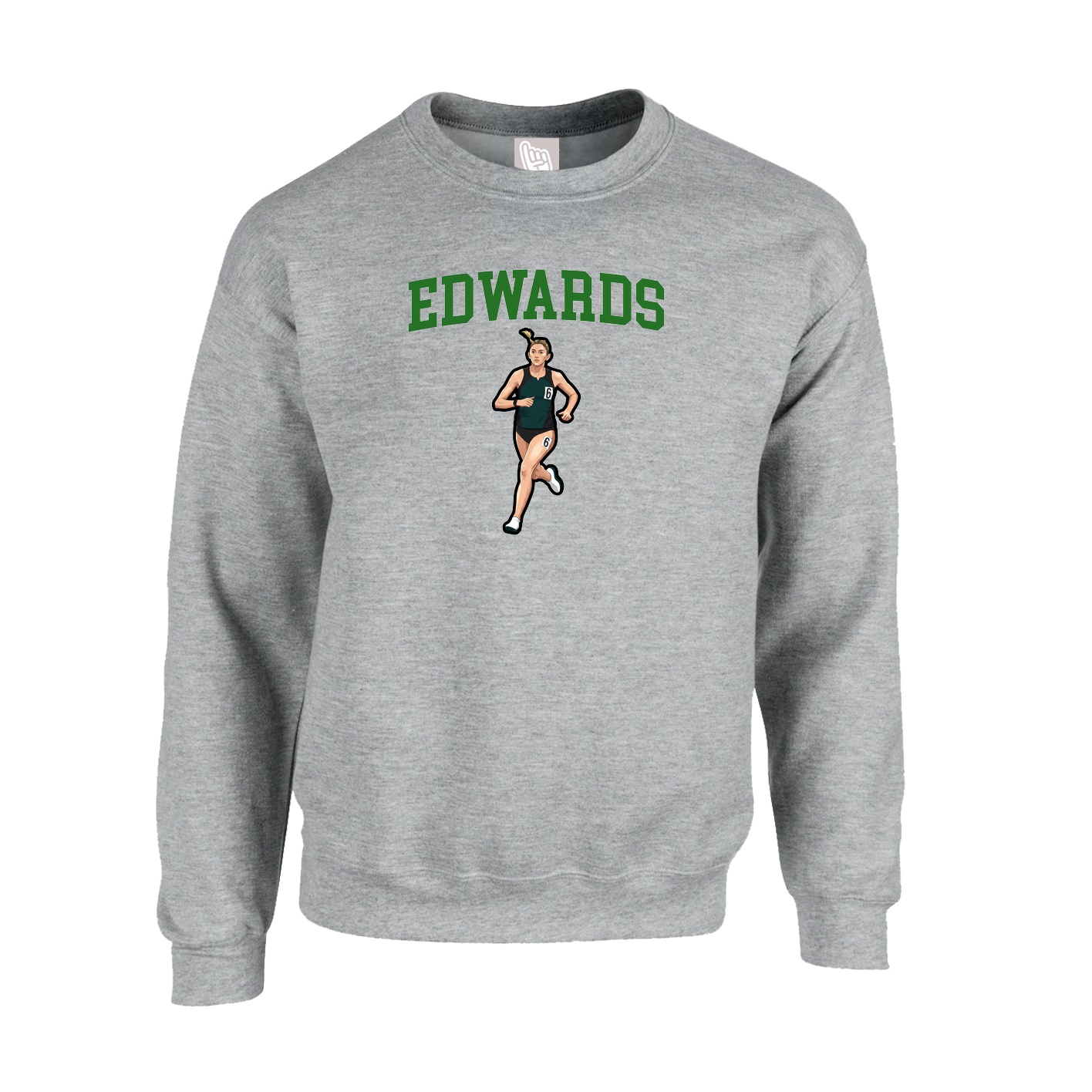 Fleece Crew — Shirsey in Grey