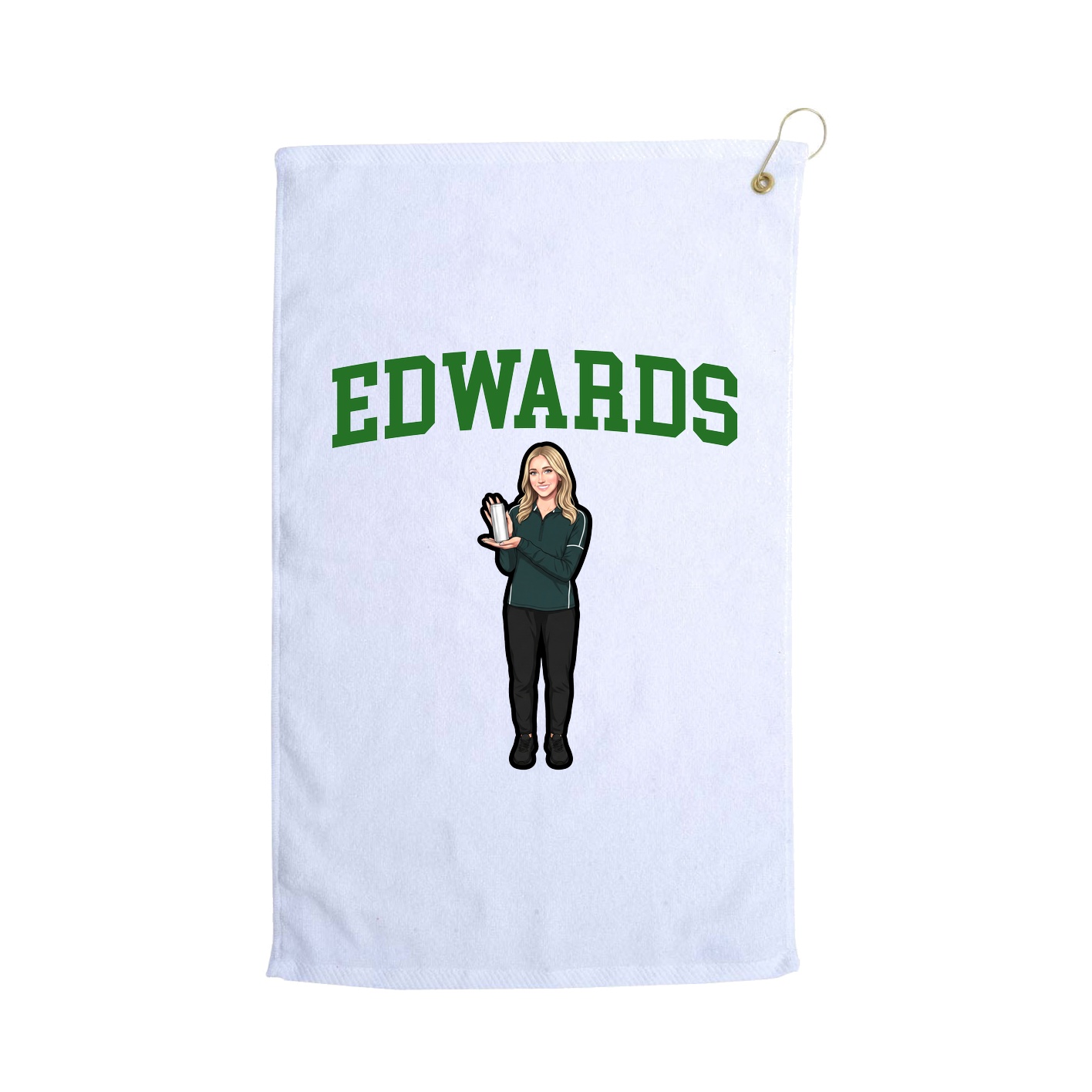 Golf Towel — Shirsey in White