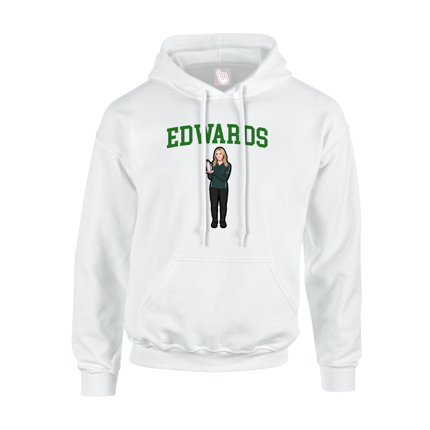 Youth Hoodie — Shirsey in White