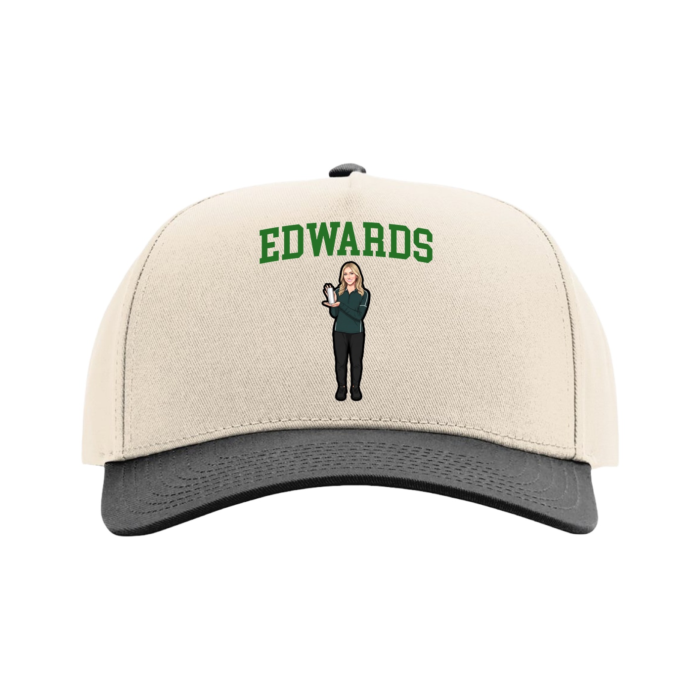 Full Fabric Five-Panel Champ Cap