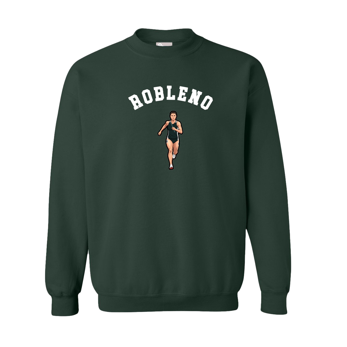Fleece Crew — Shirsey Arch in Green