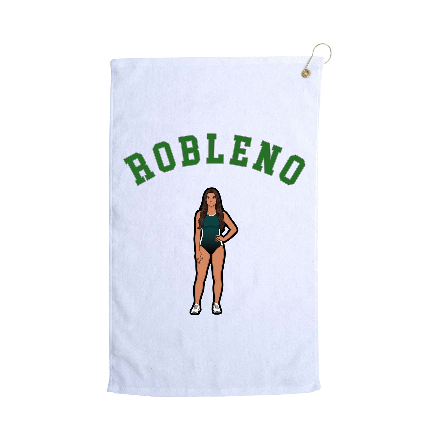 Golf Towel — Shirsey Arch in White
