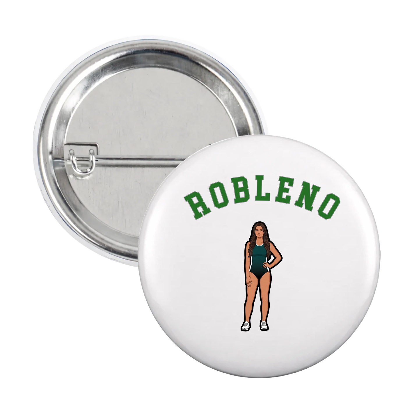 Game Day Button — Shirsey Arch in White