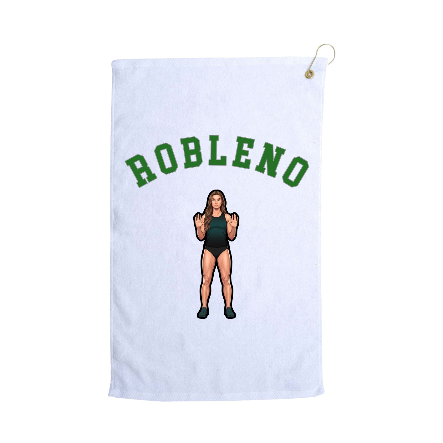 Golf Towel — Shirsey Arch in White