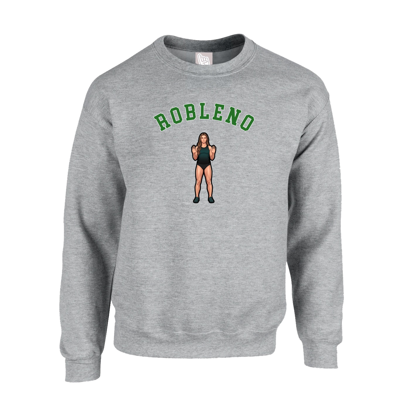 Fleece Crew — Shirsey Arch in Grey