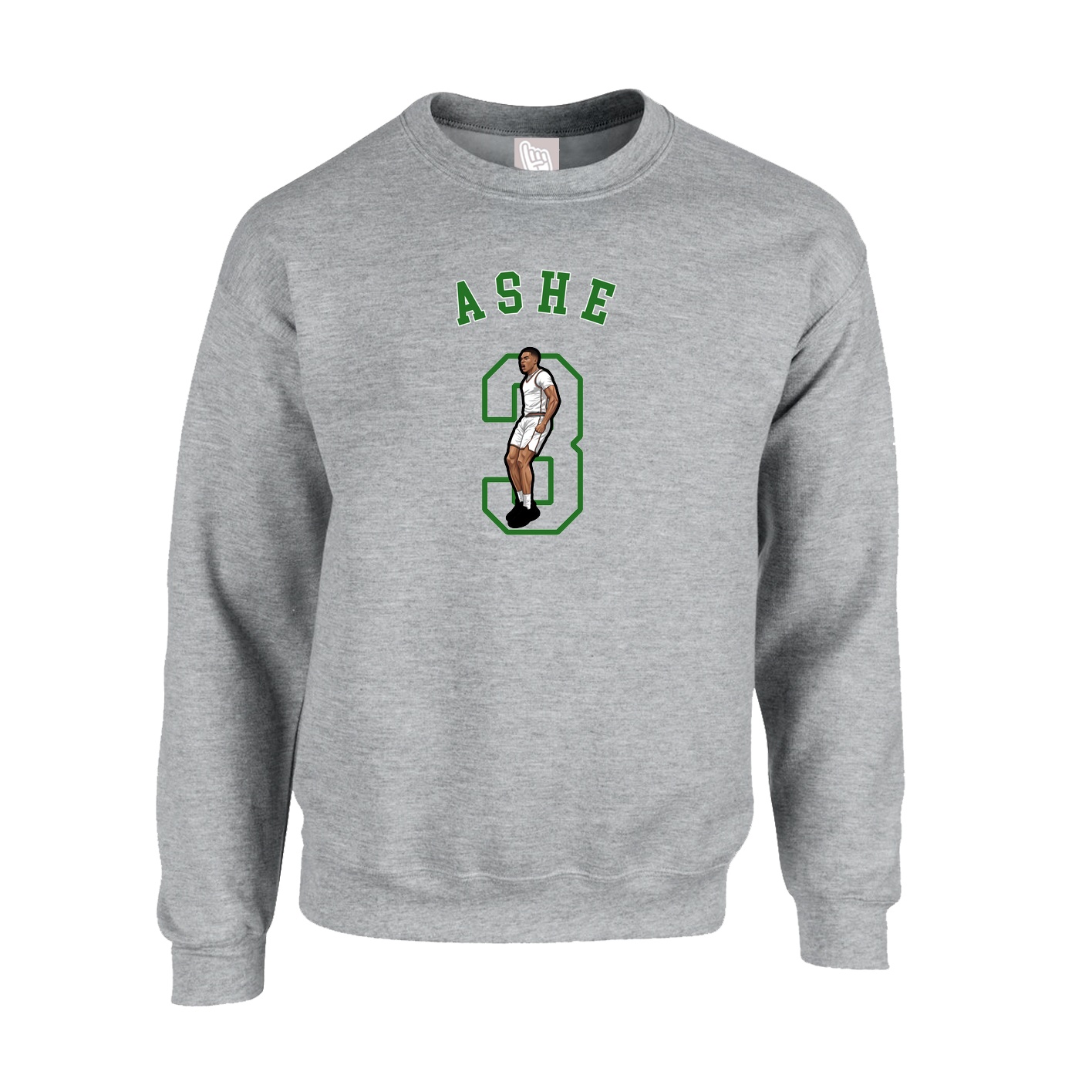 Fleece Crew — Shirsey Arch in Grey