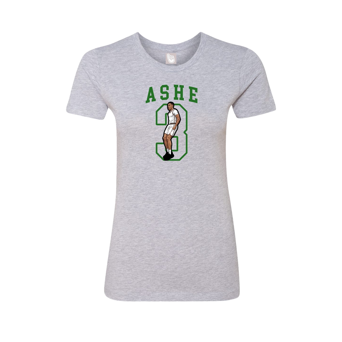 Fitted Women's Tee — Shirsey in Grey