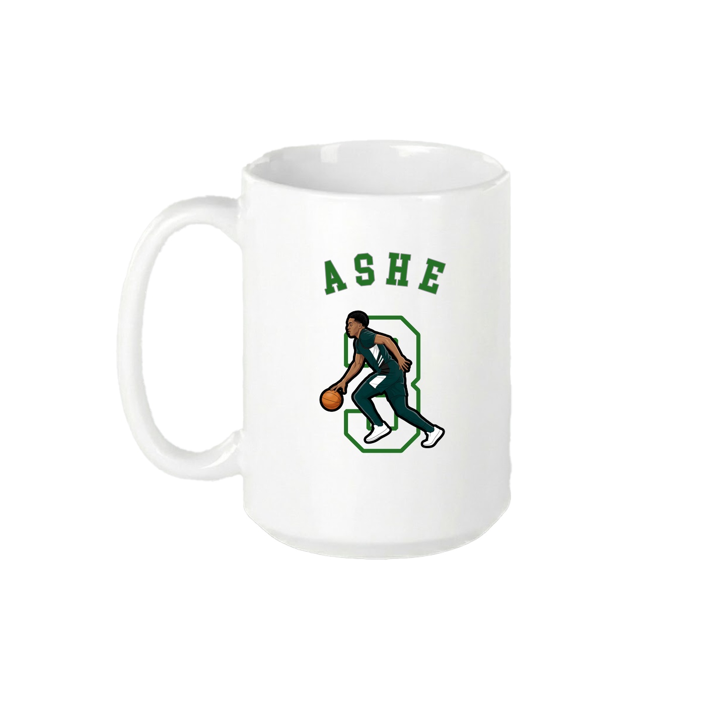 15oz Coffee Mug — Shirsey Arch in White