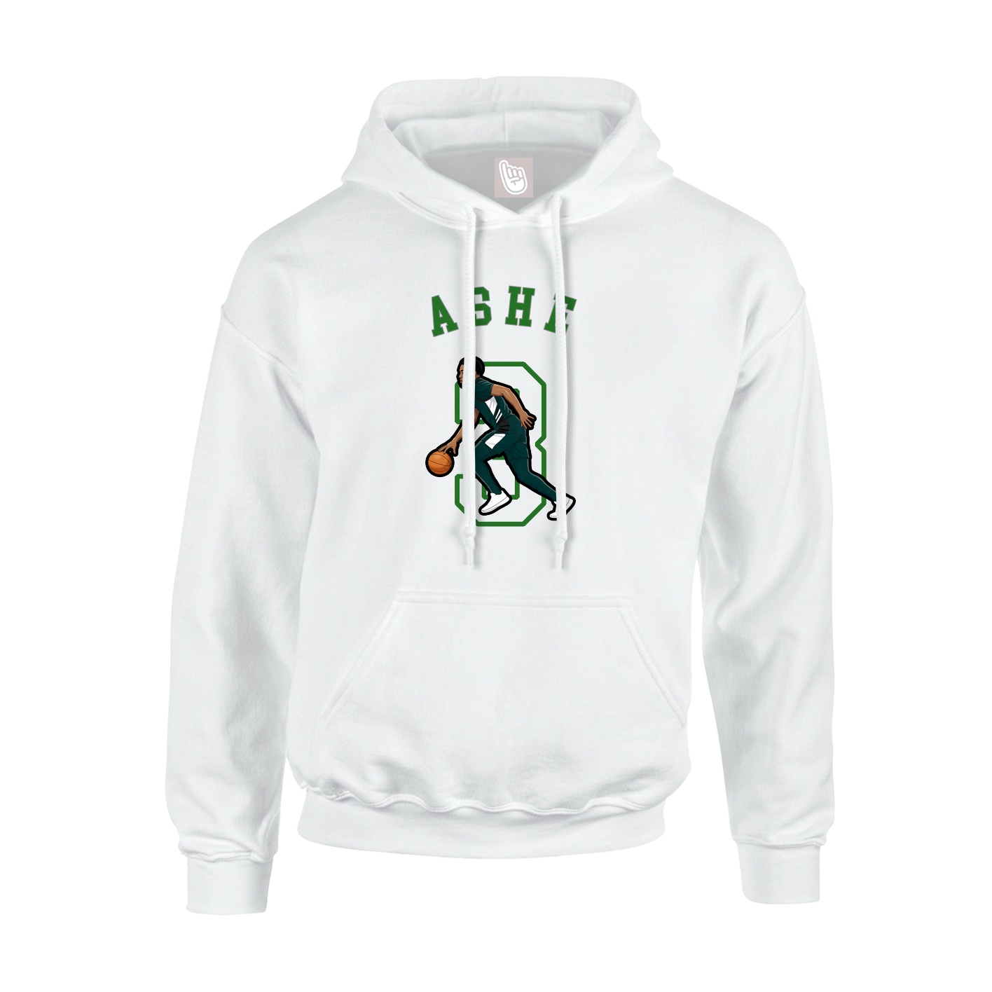 Hoodie — Shirsey Arch in White