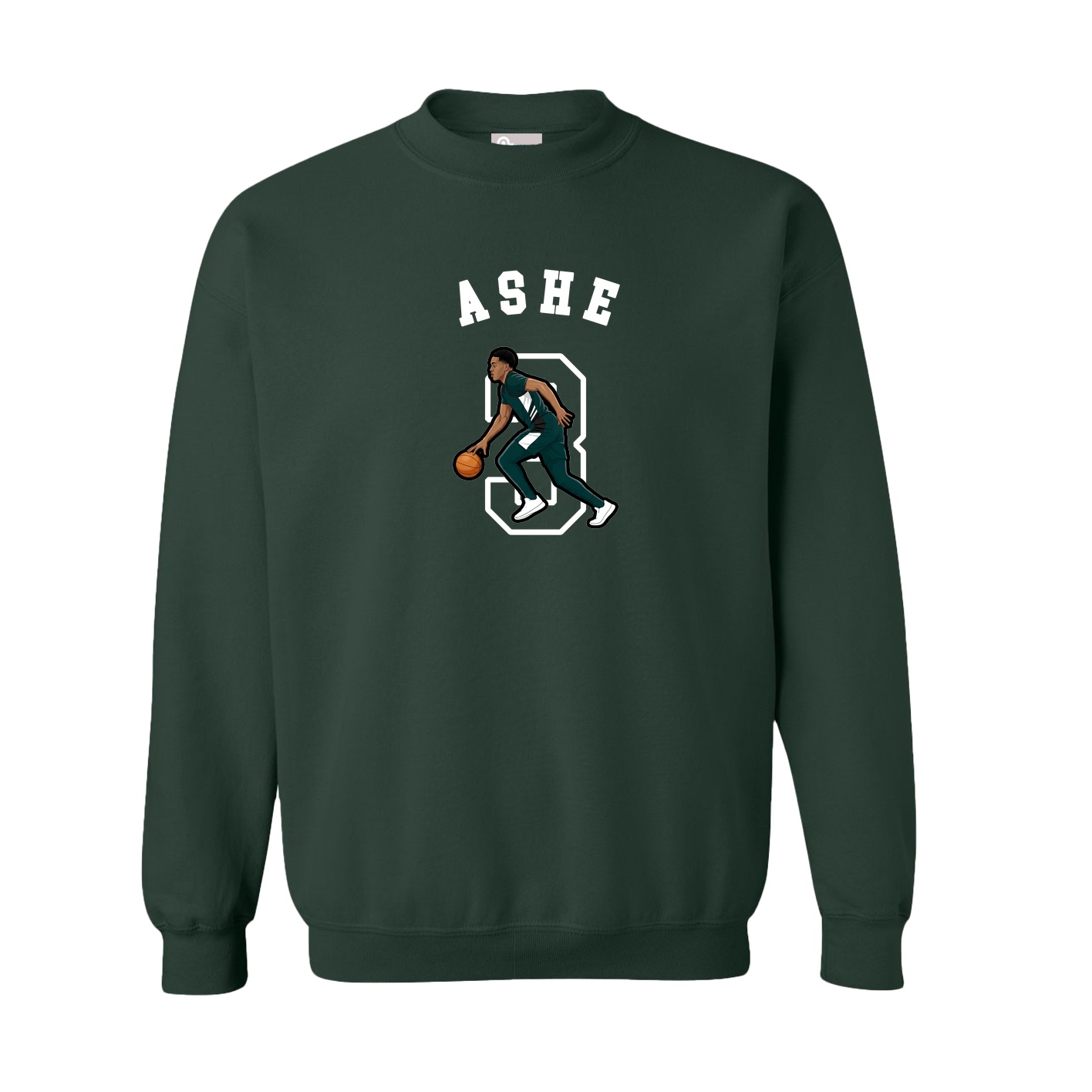 Fleece Crew — Shirsey Arch in Green