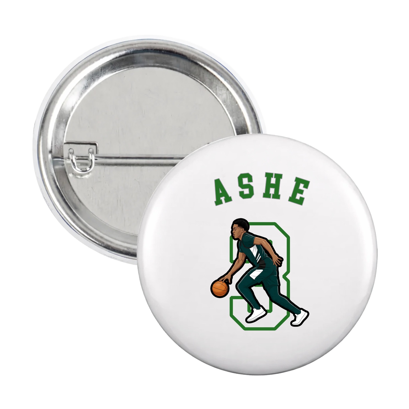 Game Day Button — Shirsey Arch in White
