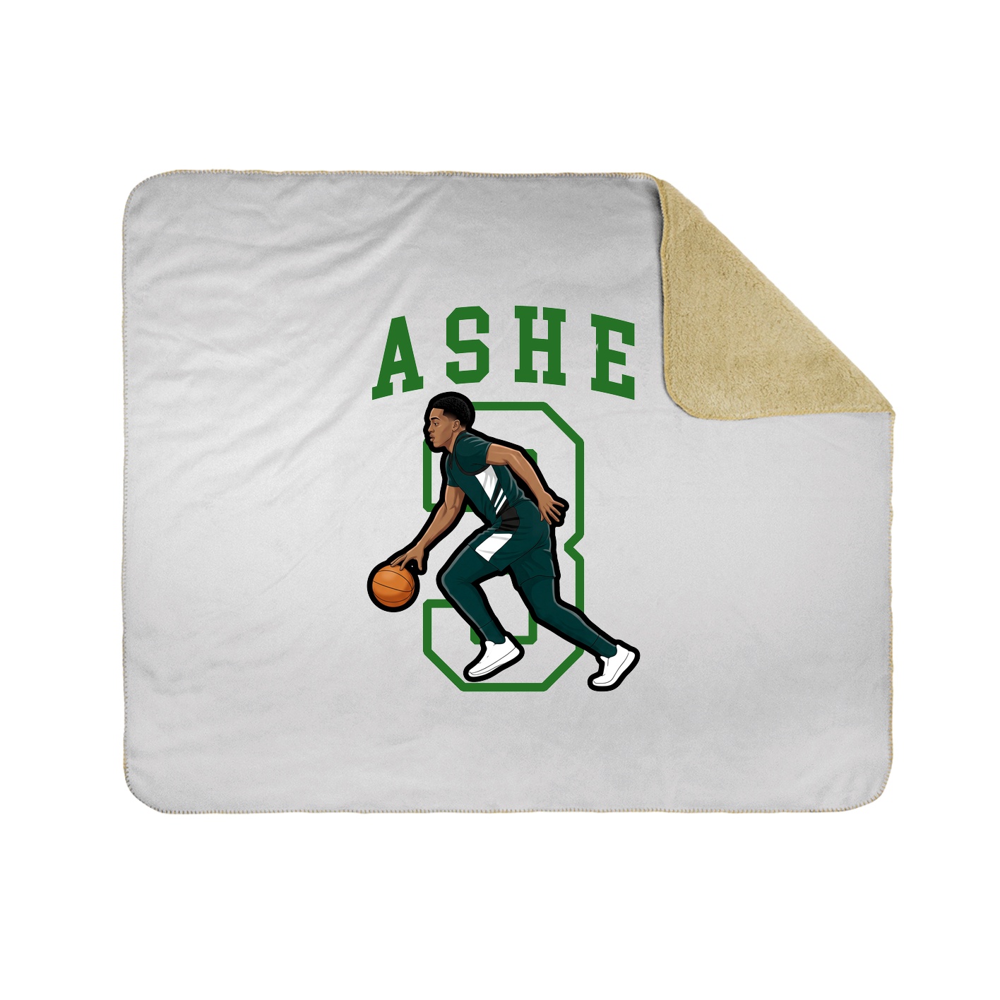 Throw Blanket — Shirsey in White